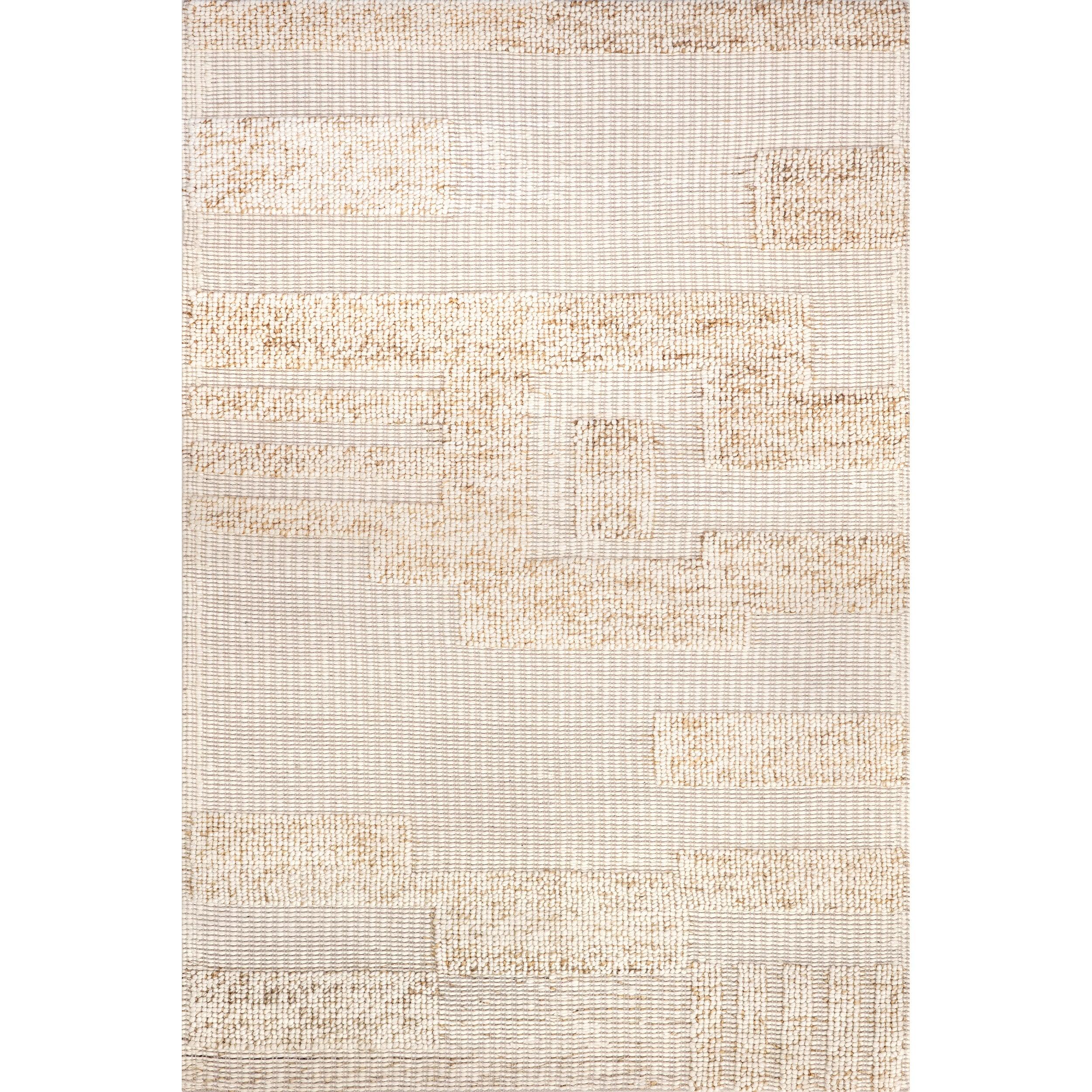 Danielle Abstract High-Low Wool Area Rug - Remutear