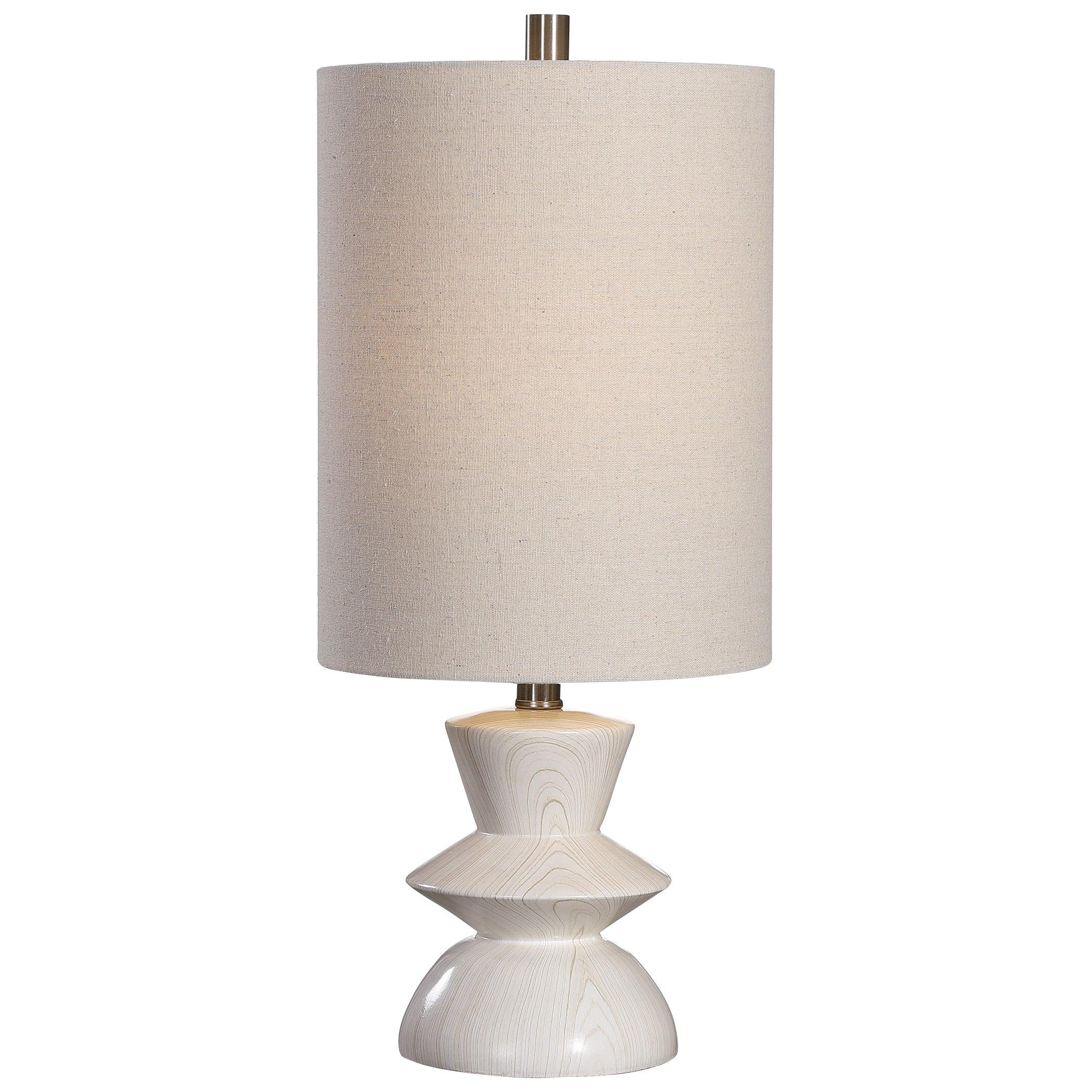 Stevens Bleached Wood Buffet Lamp - Remutear