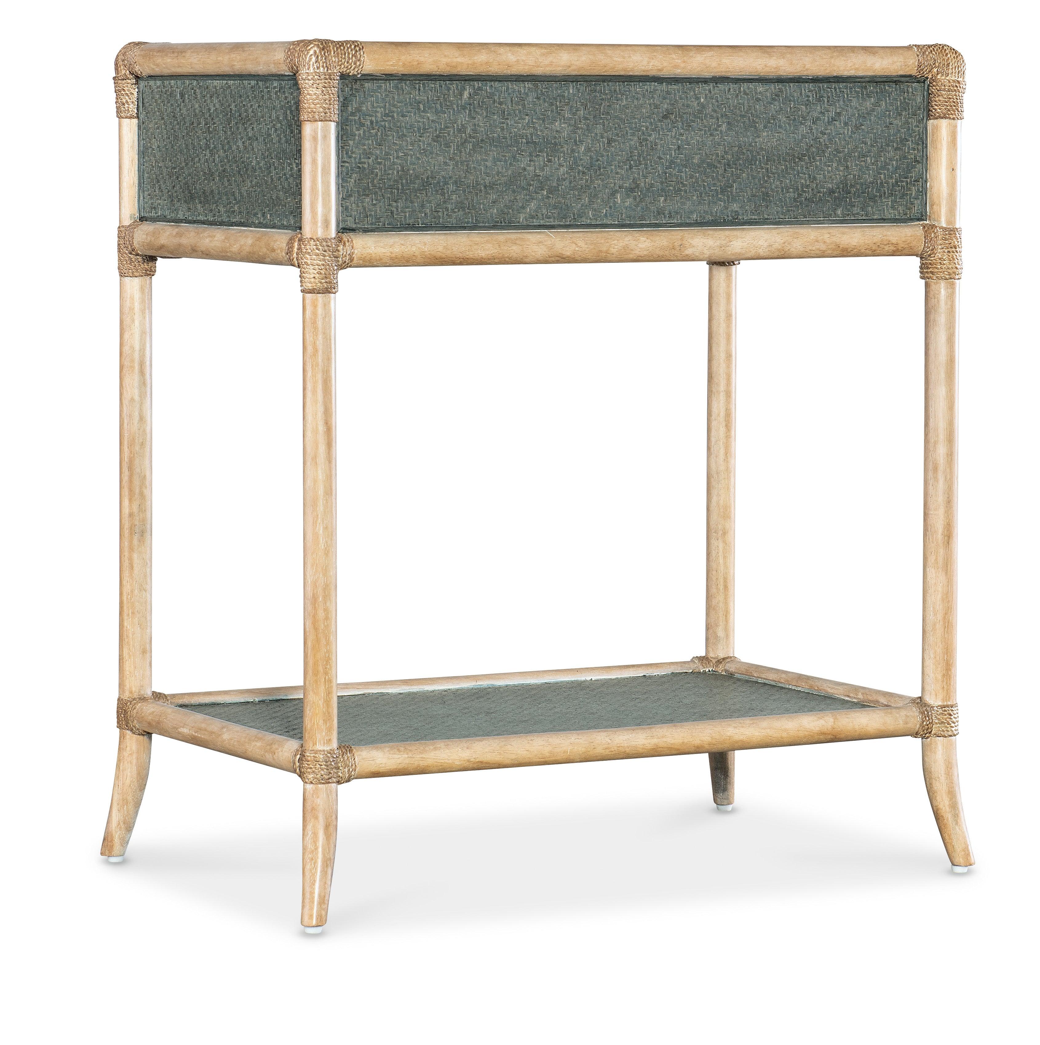 Retreat Pole Rattan Bedside Table - Remutear