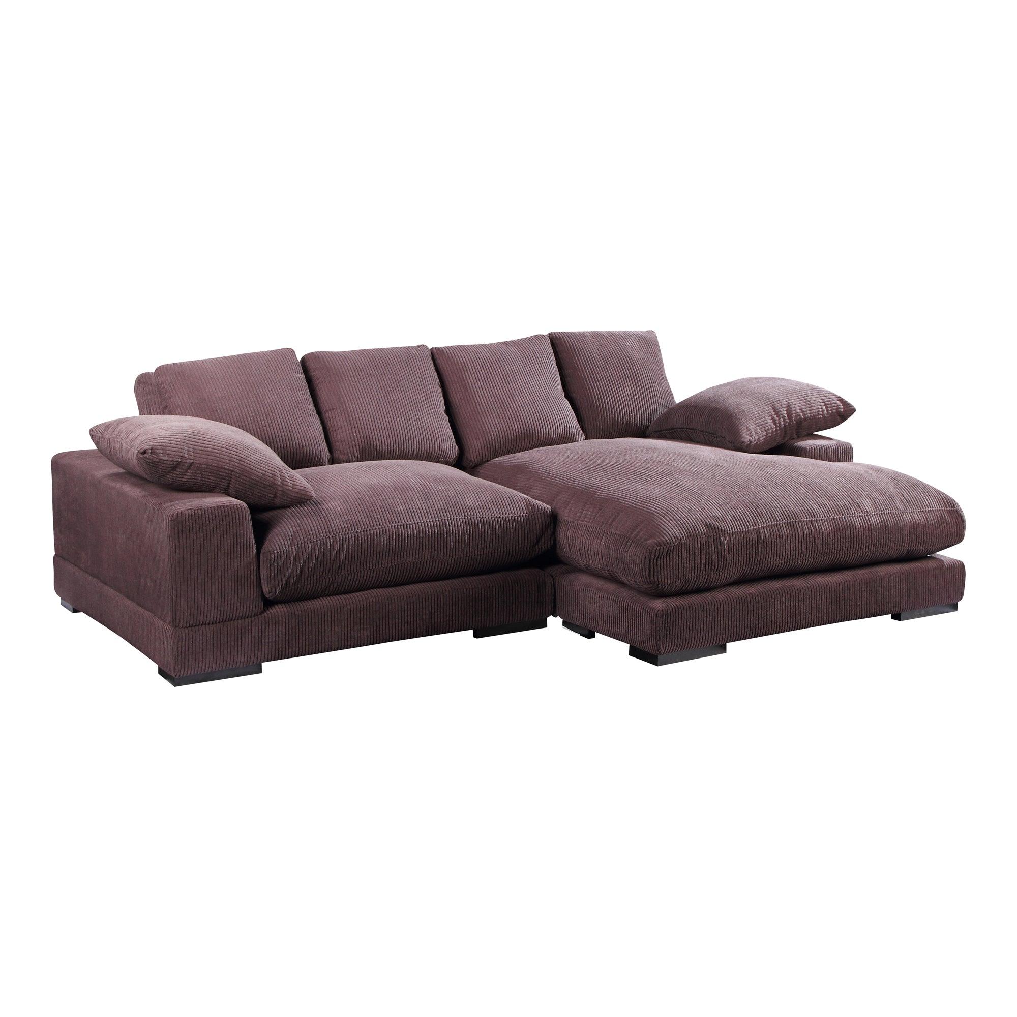 Plunge Sectional Dark Brown - Remutear