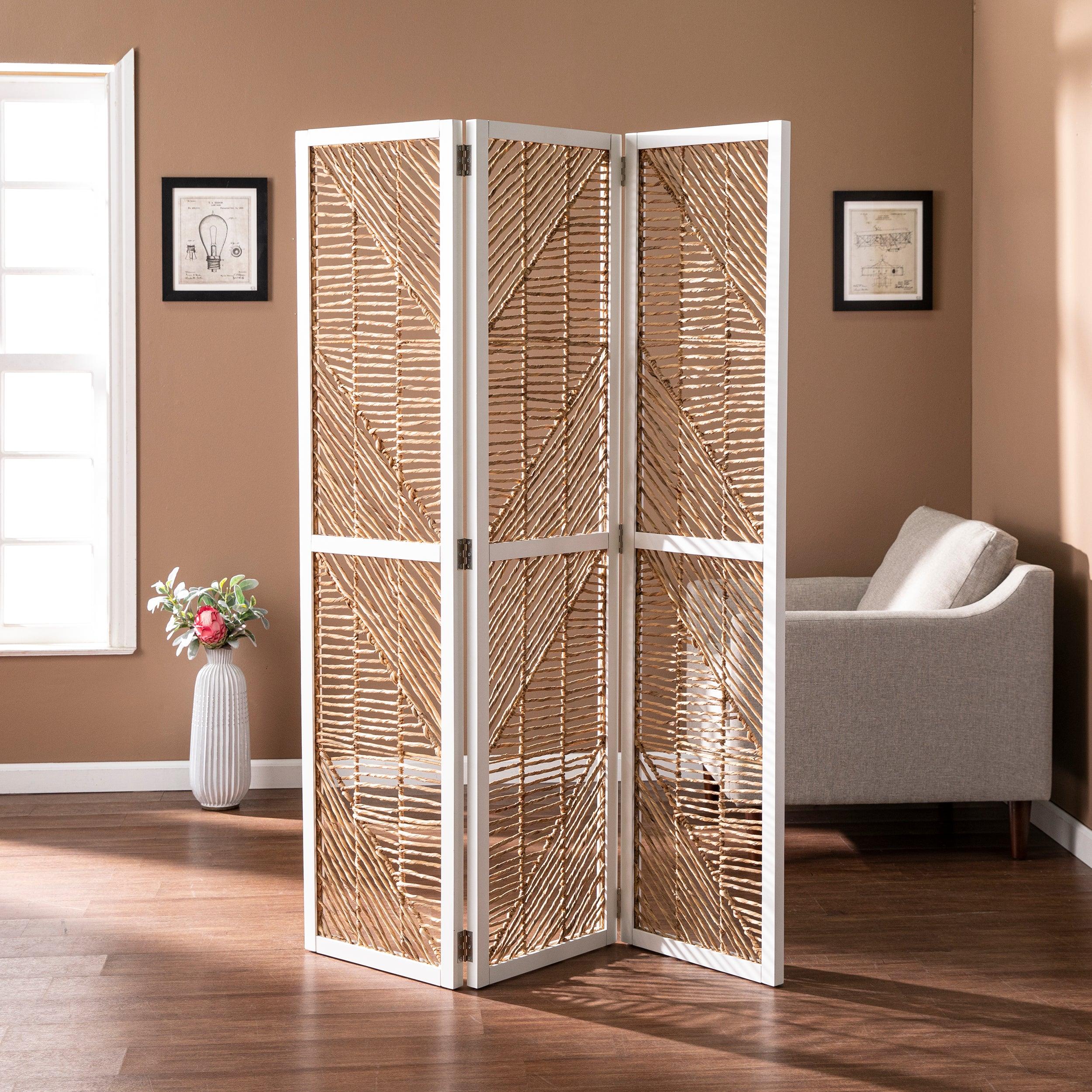 Quilino Woven Room Divider/Screen - Remutear