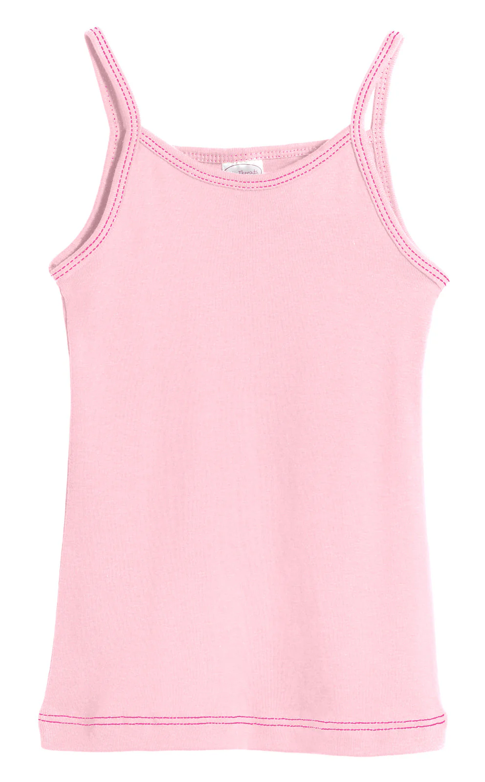 Girls Soft Cotton Camisole | Pink - Remutear