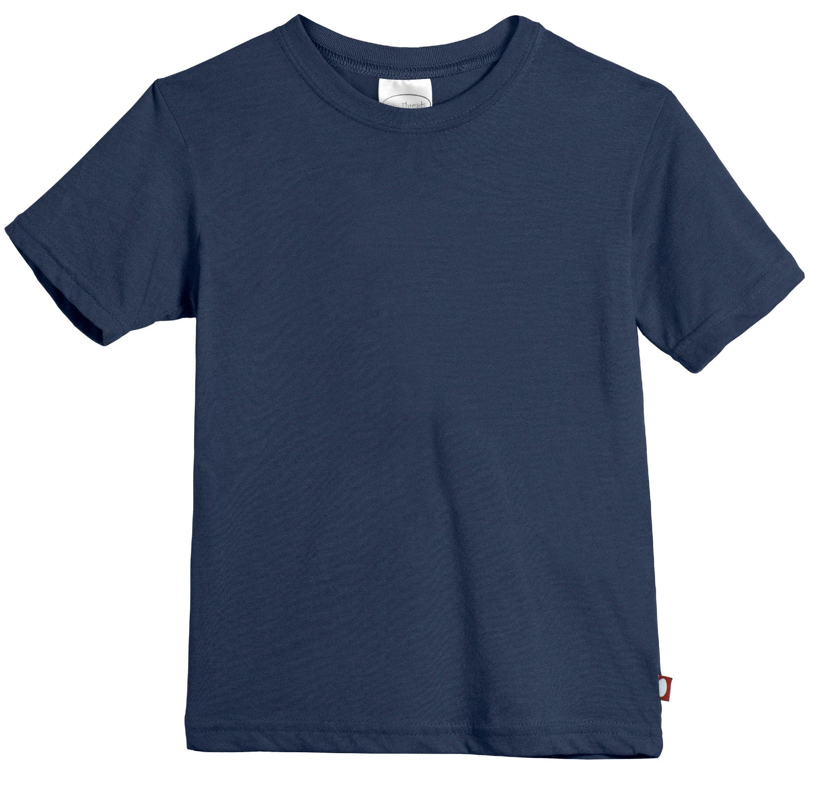 Boys Soft Cotton Jersey Short Sleeve Crew Tee | Midnight - Remutear