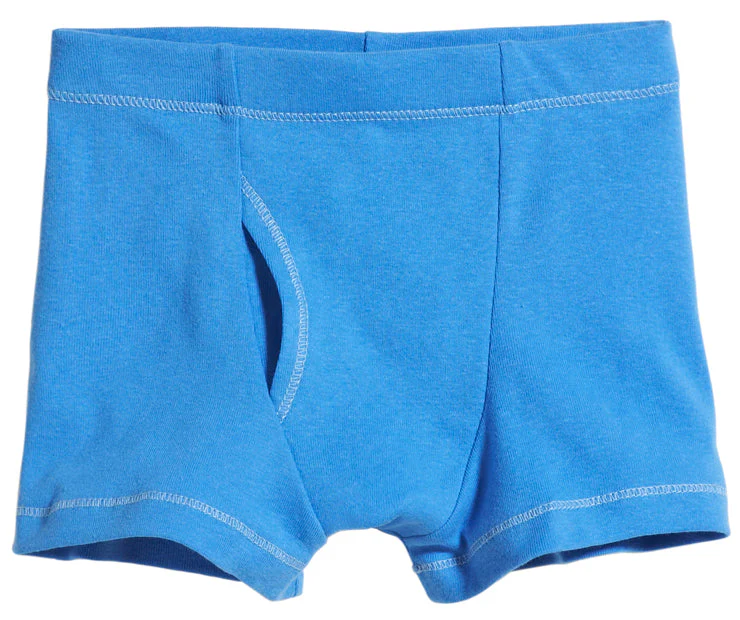 Boys Soft Cotton Boxer Brief | Bright Blue - Remutear