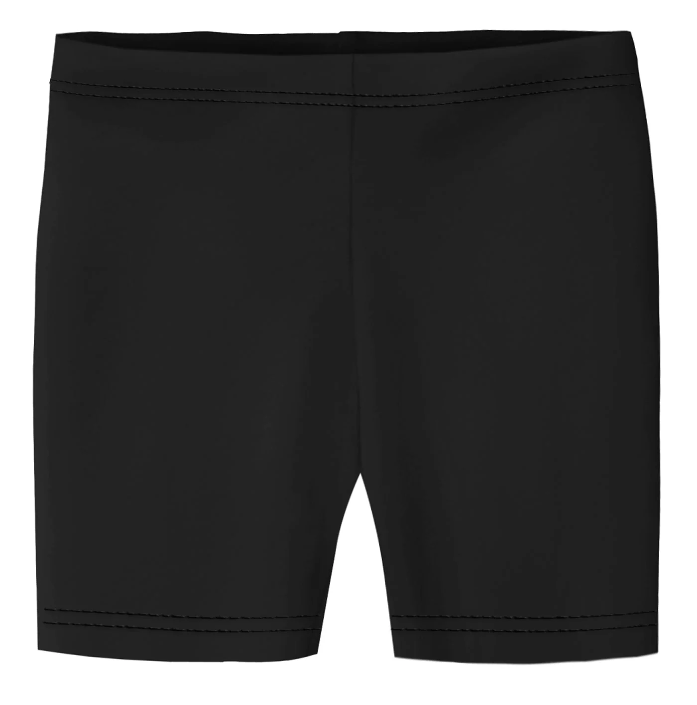 Girls Soft 100% Cotton Bike Shorts | Black - Remutear