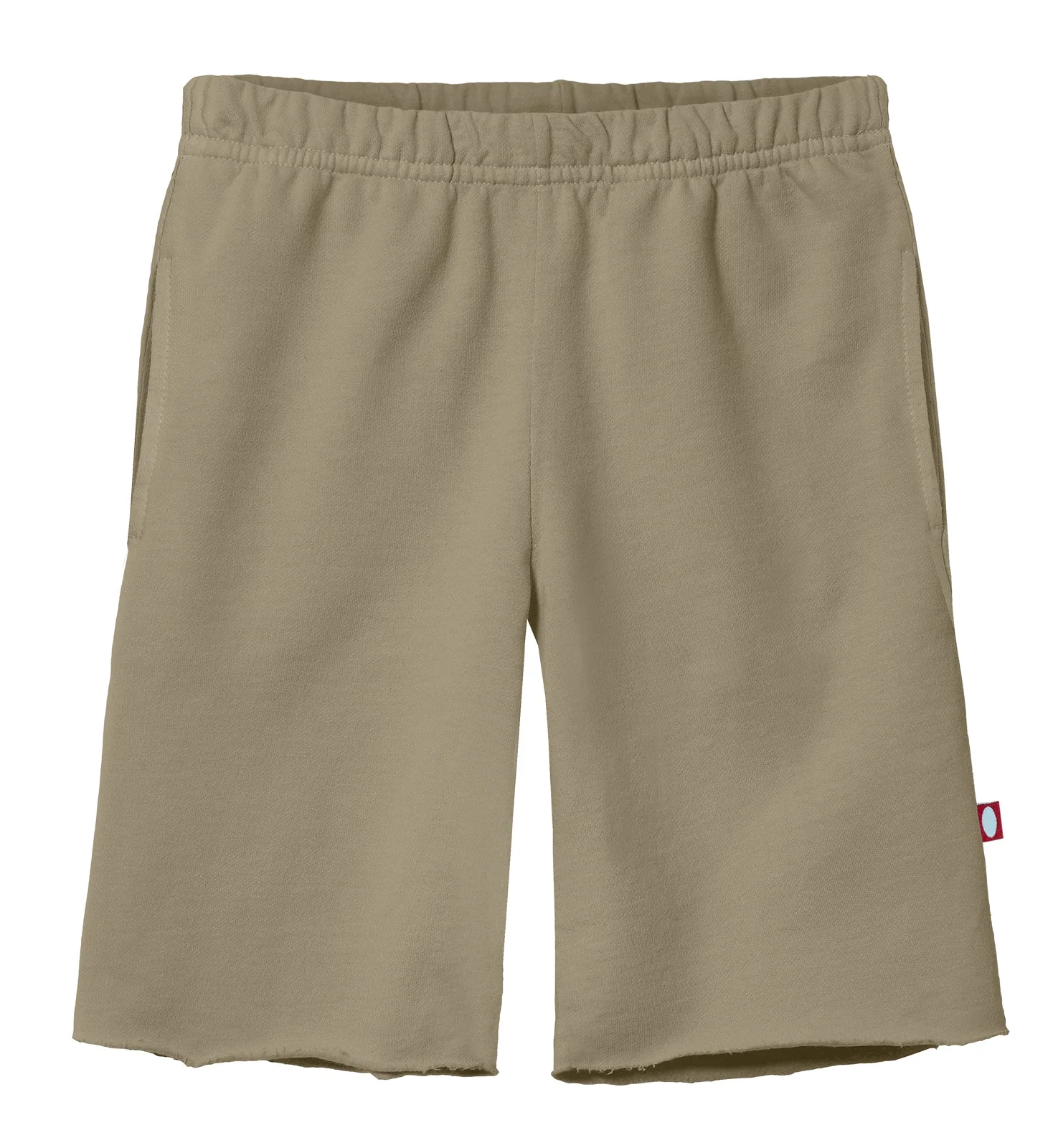Boys Amazingly Soft Cotton Lightweight Fleece Shorts | Dark Khaki - Remutear
