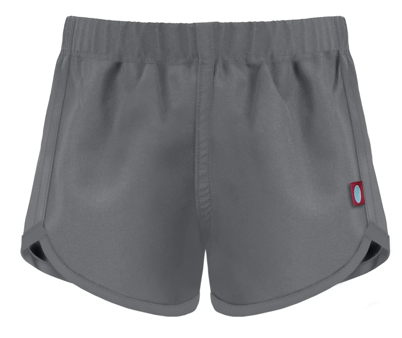 Girls UPF 50+ Swim/Camp Board Short | Charcoal w. Matching Trim - Remutear