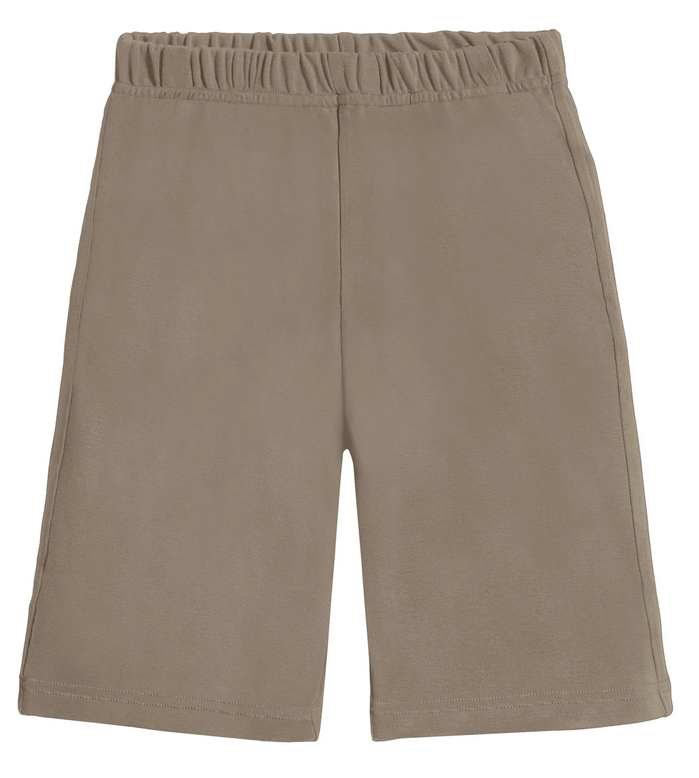 Boys Soft Cotton Athletic Short - UPF 50 + | Dark Khaki - Remutear