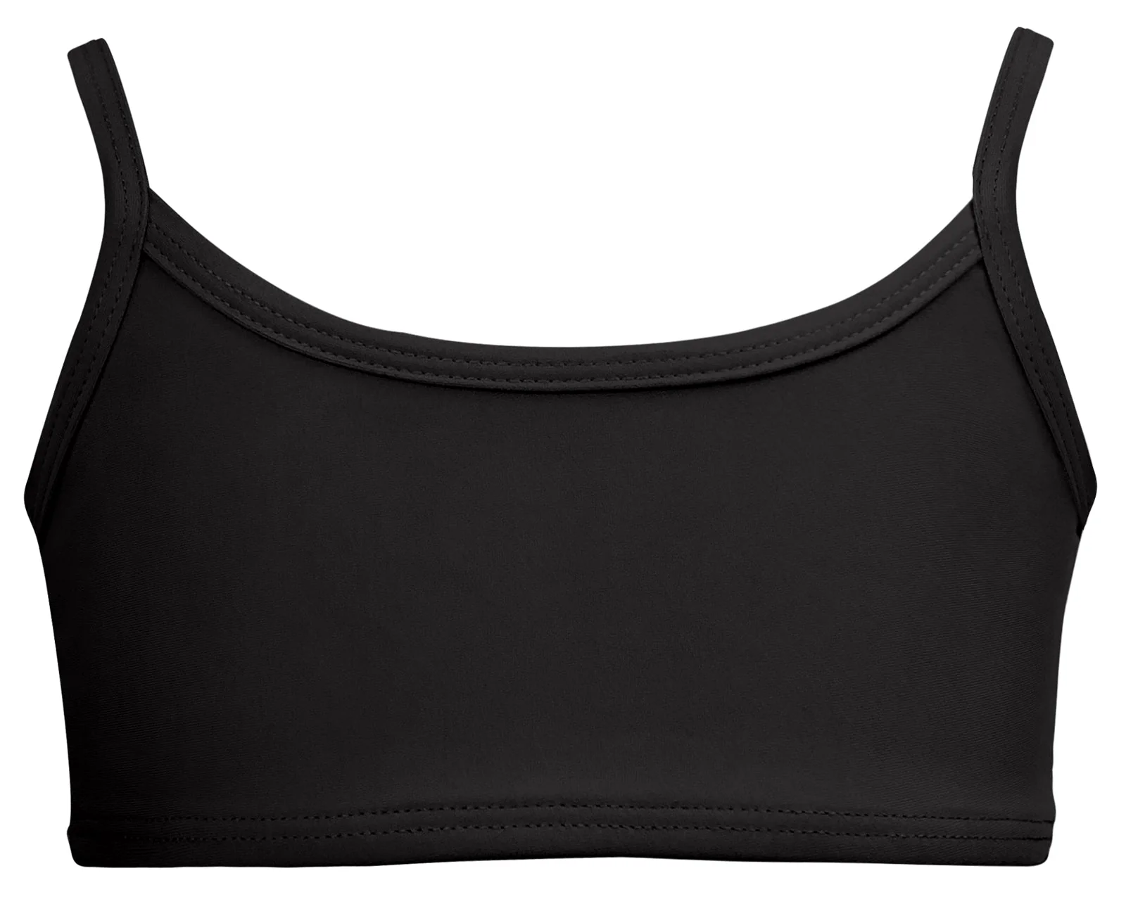 Girls UPF 50+ Bikini Swim Top  | Black - Remutear