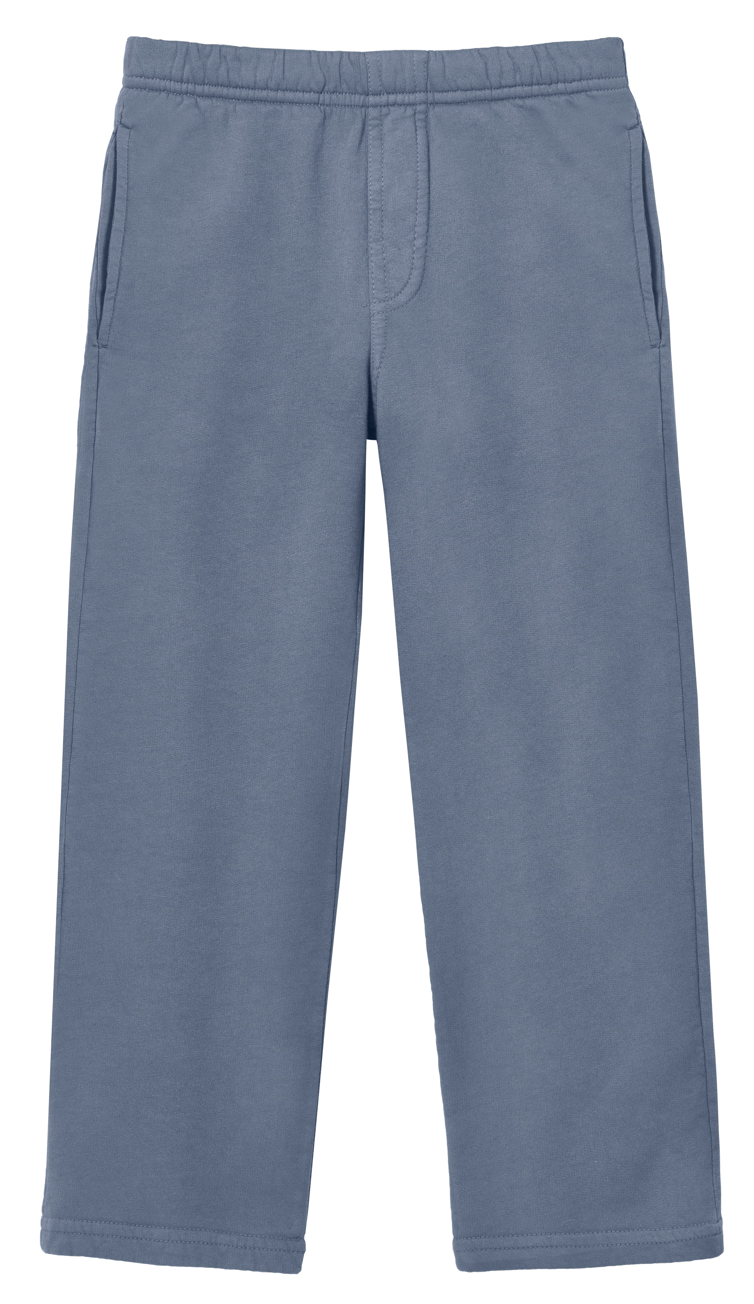 Boys Lightweight Soft Cotton  Fleece Straight Leg Pocket Pant | Concrete - Remutear