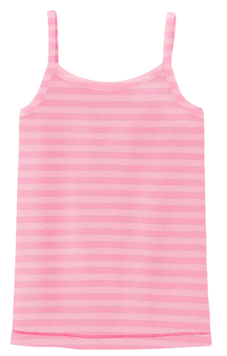 Girls Camisole - Stripes | Pink - Remutear