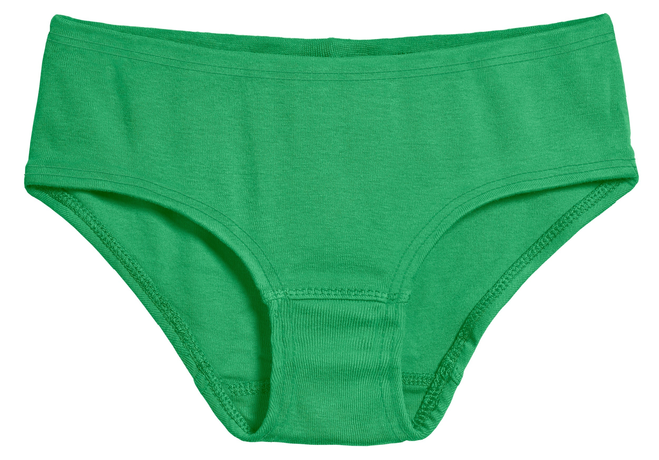 Girls Organic Cotton Brief | Elf Green - Remutear