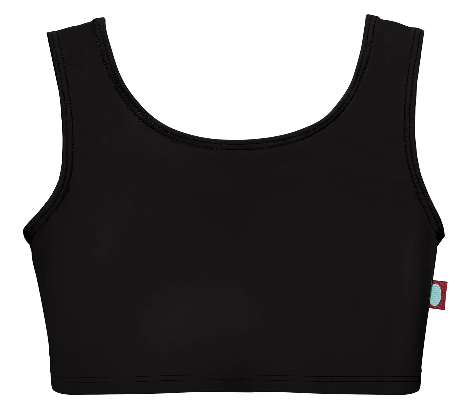 Girls UPF 50+ Bikini Swim Tank | Black - Remutear