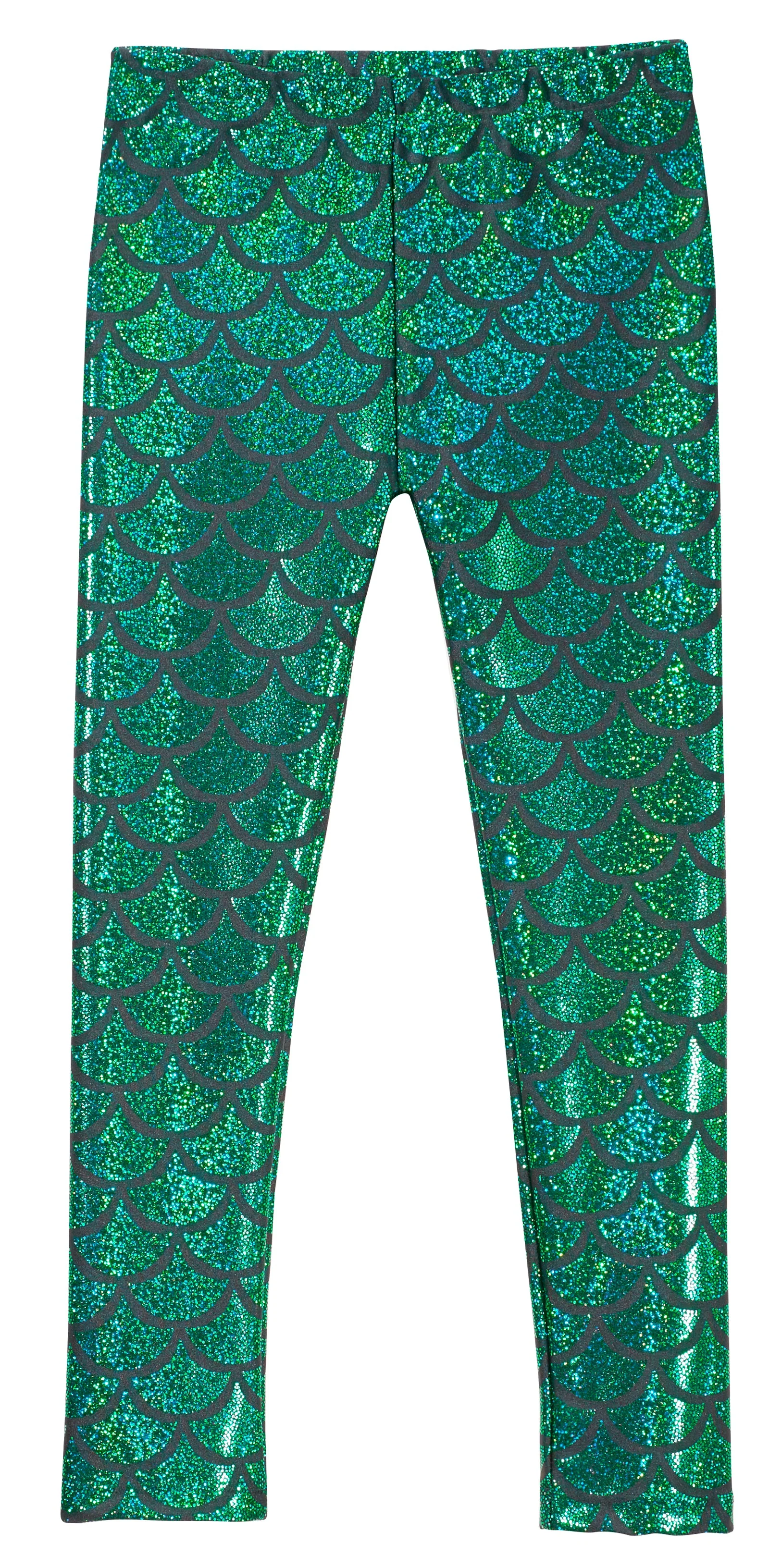 Girls Novelty Stretch Leggings  | Elf Mermaid Sparkle - Remutear