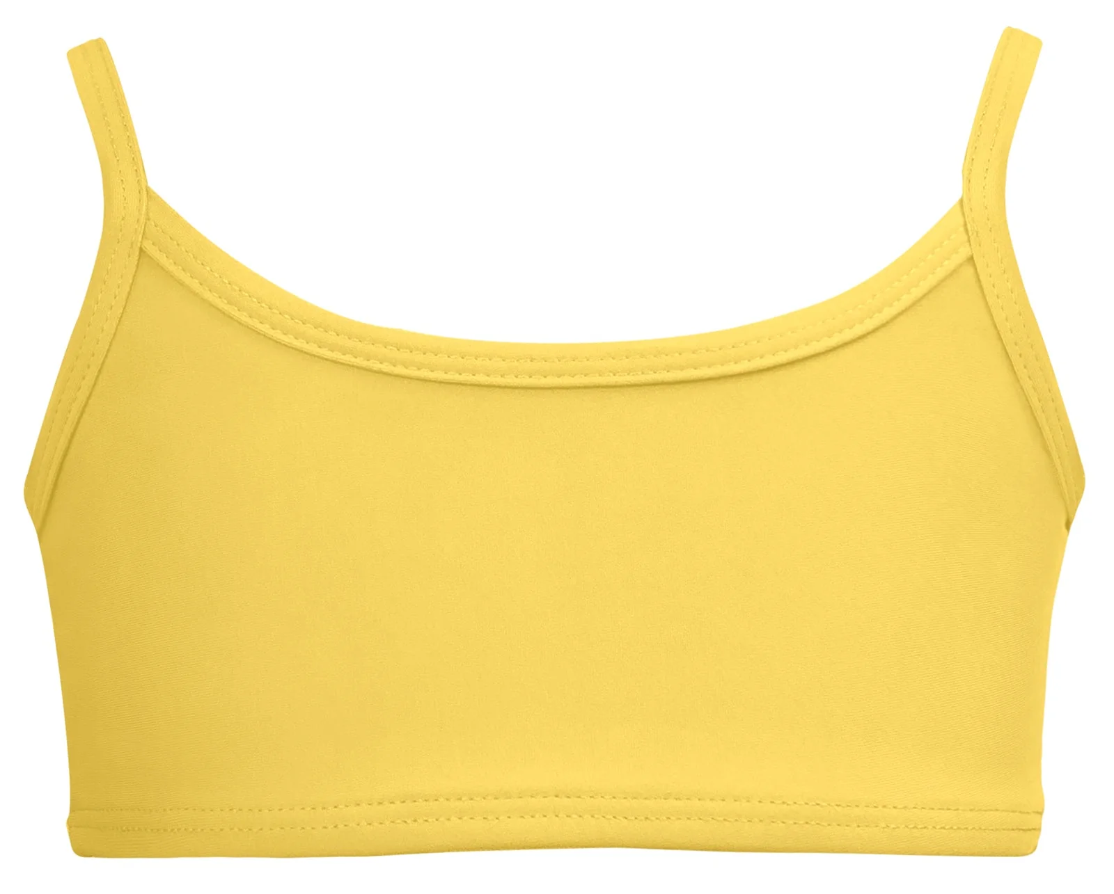 Girls UPF 50+ Bikini Swim Top  | Yellow - Remutear