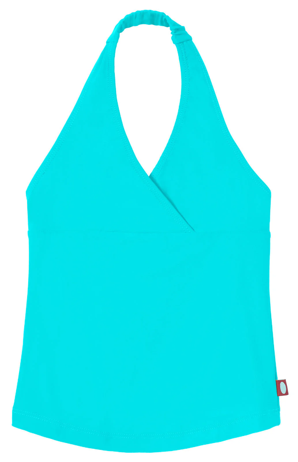 Girls UPF 50+ Swim Halter Top | Turquoise - Remutear