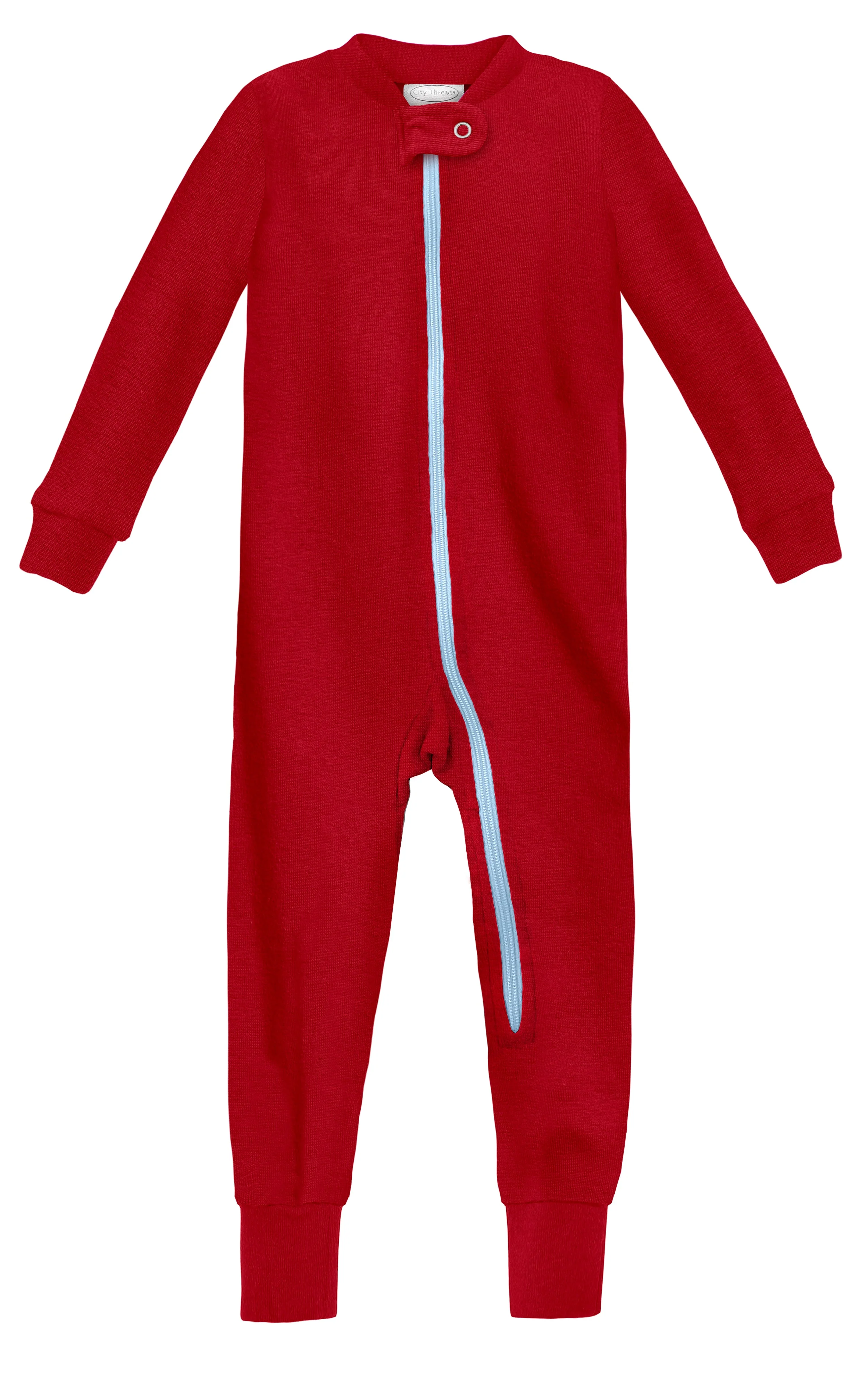 Unisex Organic Zip Footless Footie - Remutear