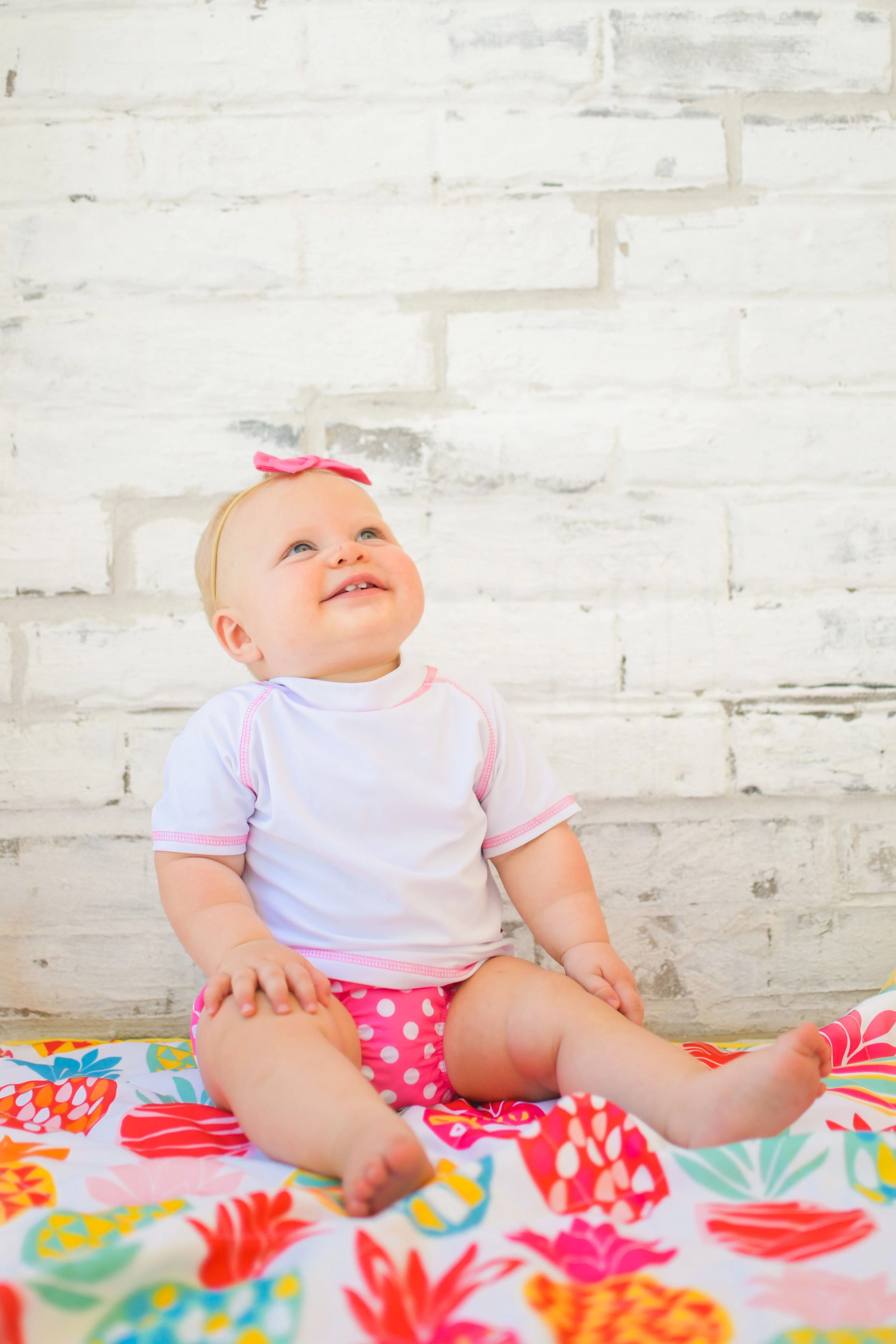 Boys and Girls Recycled Polyester UPF 50+ Swim Diaper Cover | USA Stars - Remutear