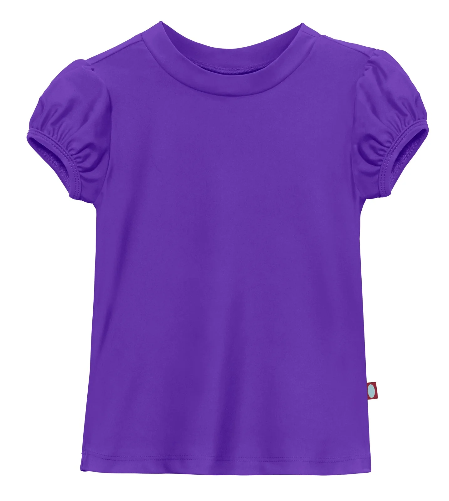 Girls UPF 50+ Puff Sleeve Rashguard | Purple - Remutear