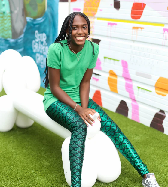 Girls Soft Cotton Short Sleeve Puff Tee  | Candy Apple - Remutear