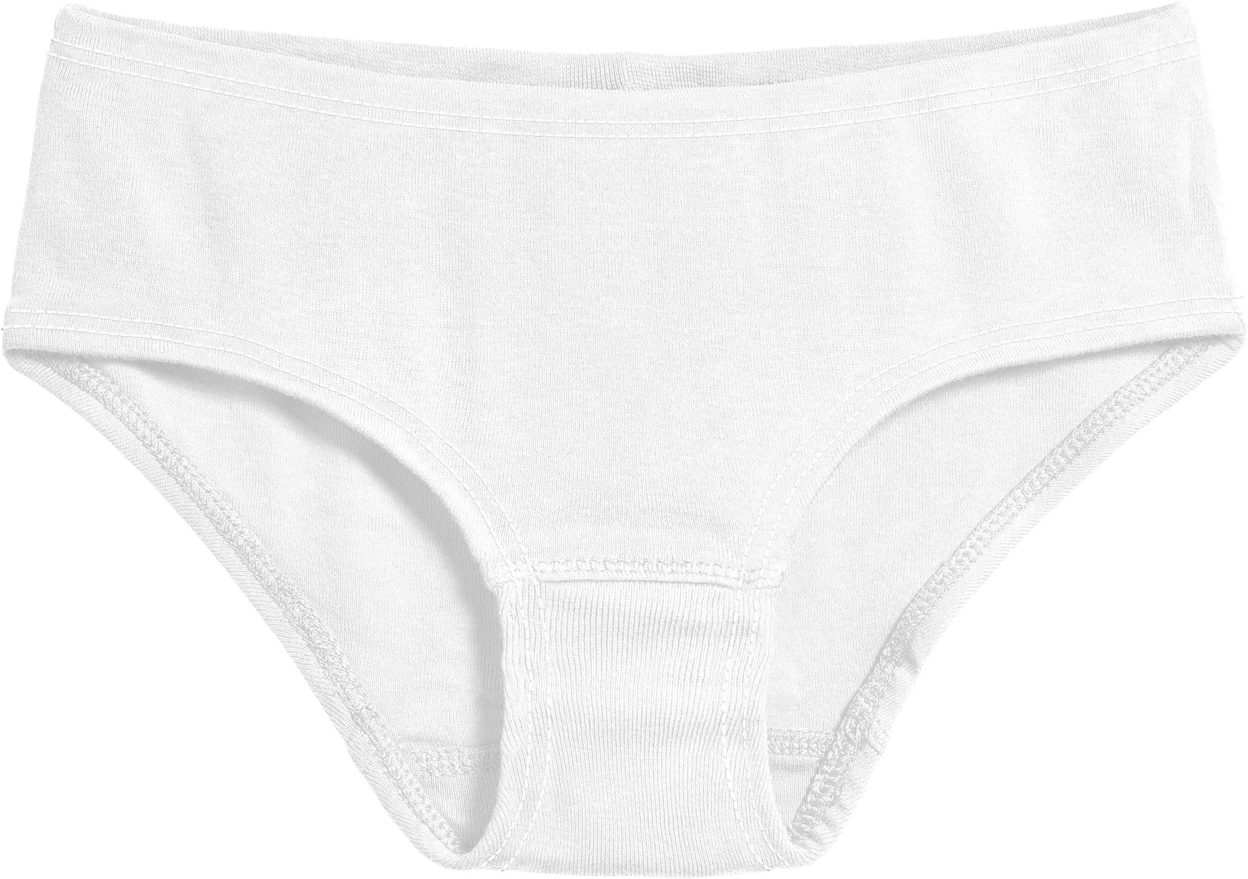Girls Organic Briefs Seconds | Damage White - Remutear