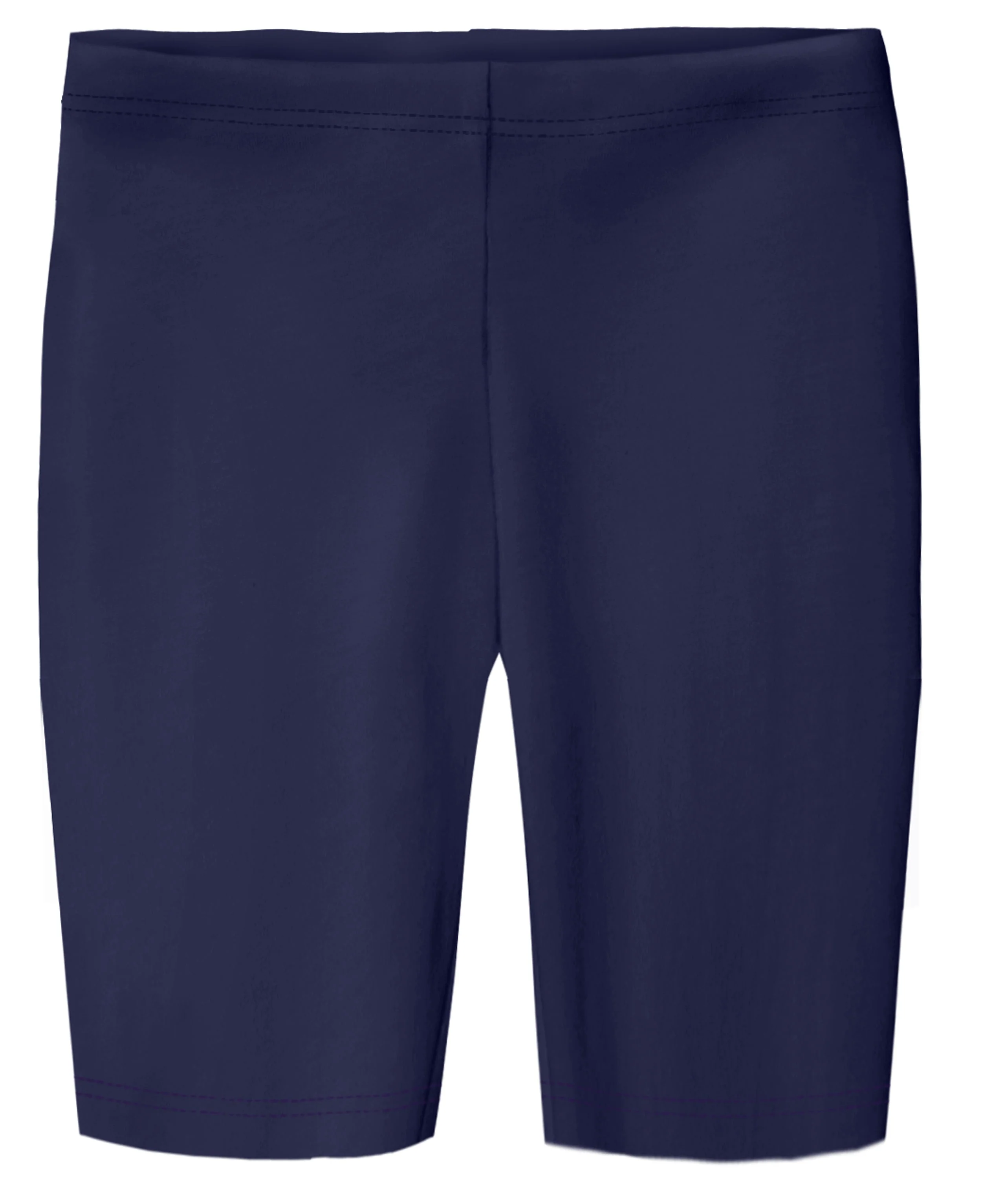 Girls Soft Cotton Long Bike Shorts | Navy - Remutear