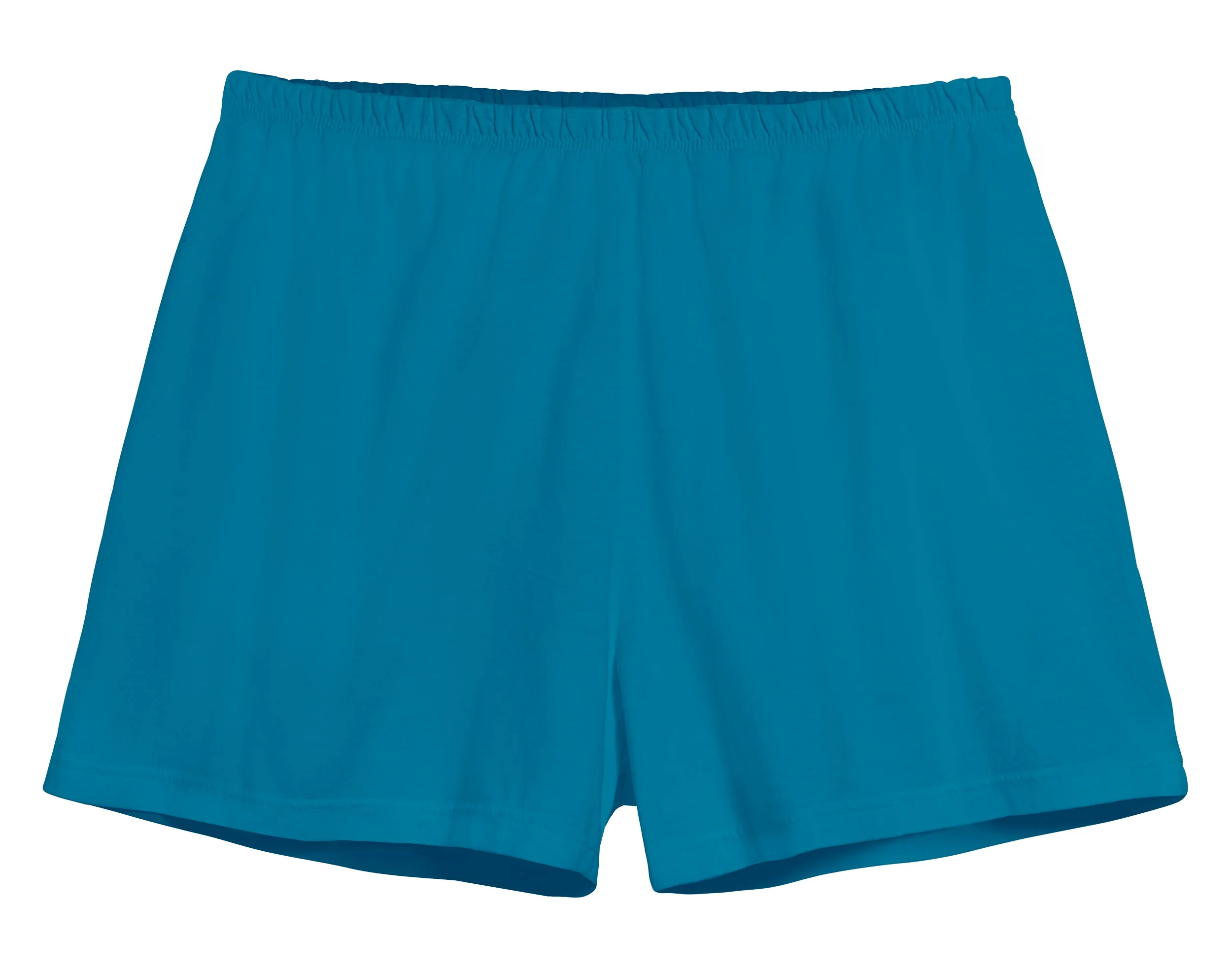 Women's Soft Cotton Comfy Knit Lounge Shorts | Teal - Remutear