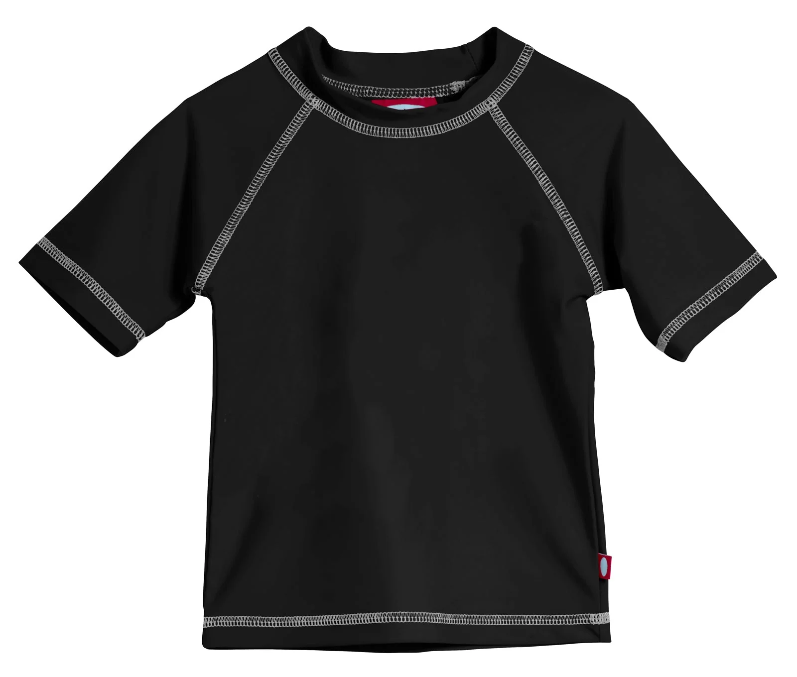 Boys UPF 50+ Short Sleeve Rashguard | Black - Remutear