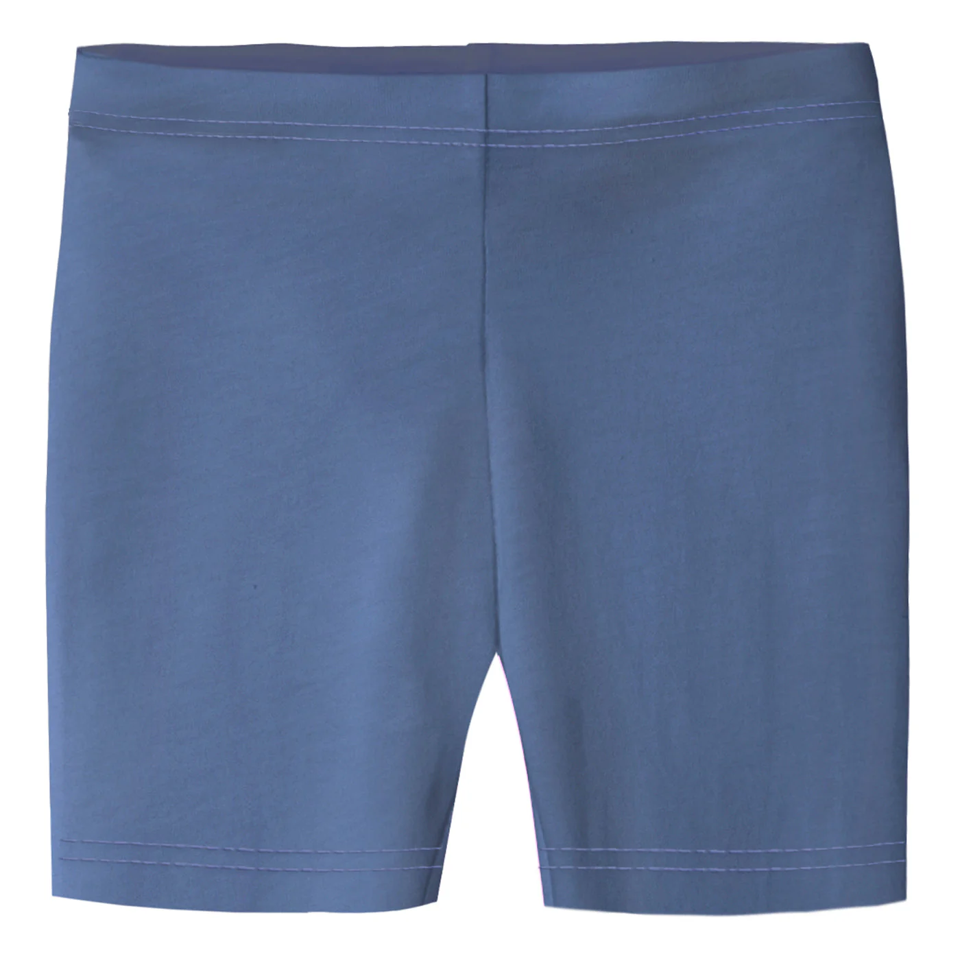 Girls Soft 100% Cotton Bike Shorts | Denim Blue - Remutear