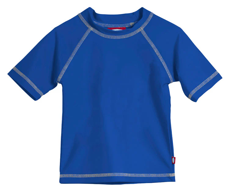 Boys UPF 50+ Short Sleeve Rashguard | Royal Blue - Remutear
