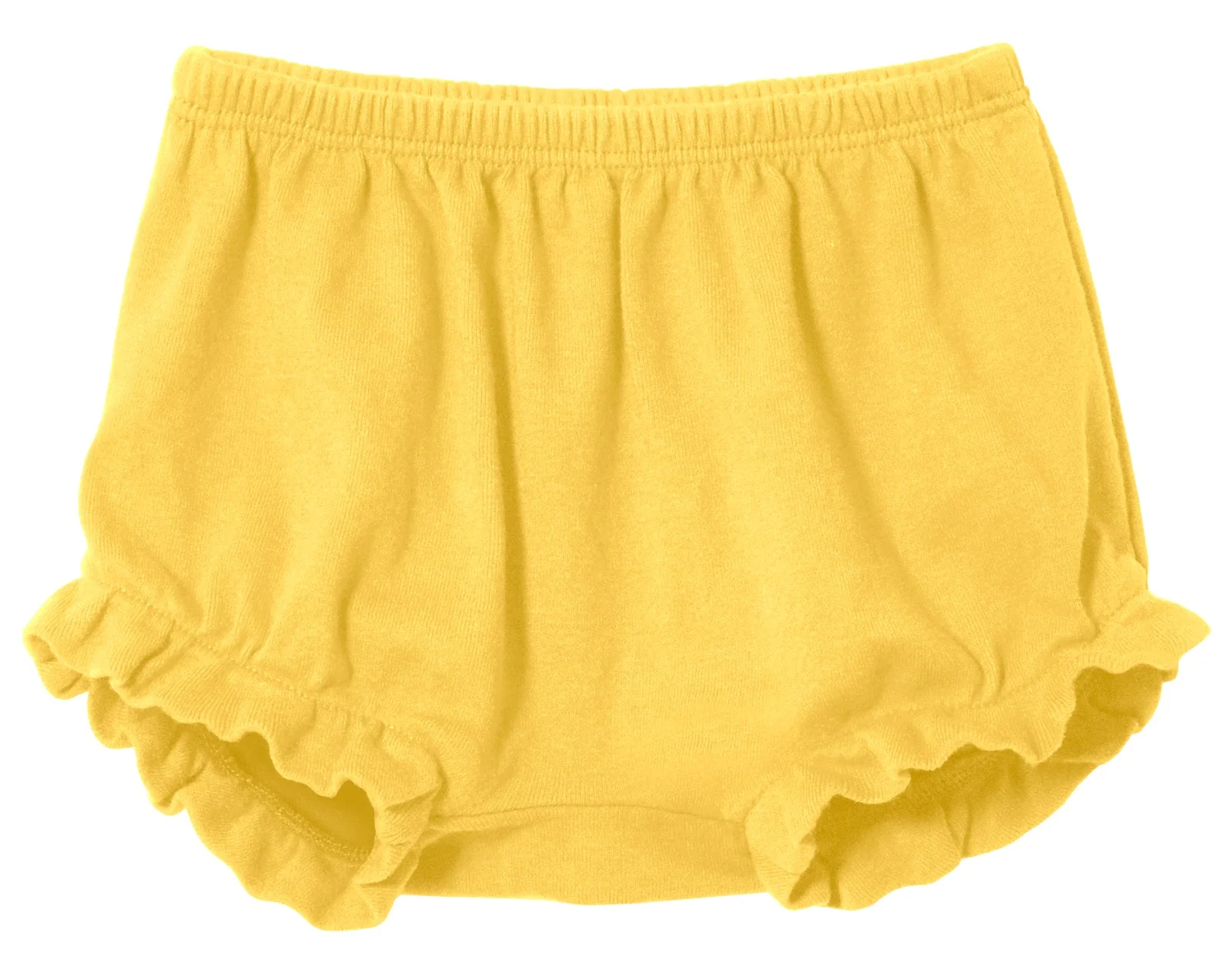 Girls Soft Cotton Bloomer Diaper Cover | Yellow - Remutear