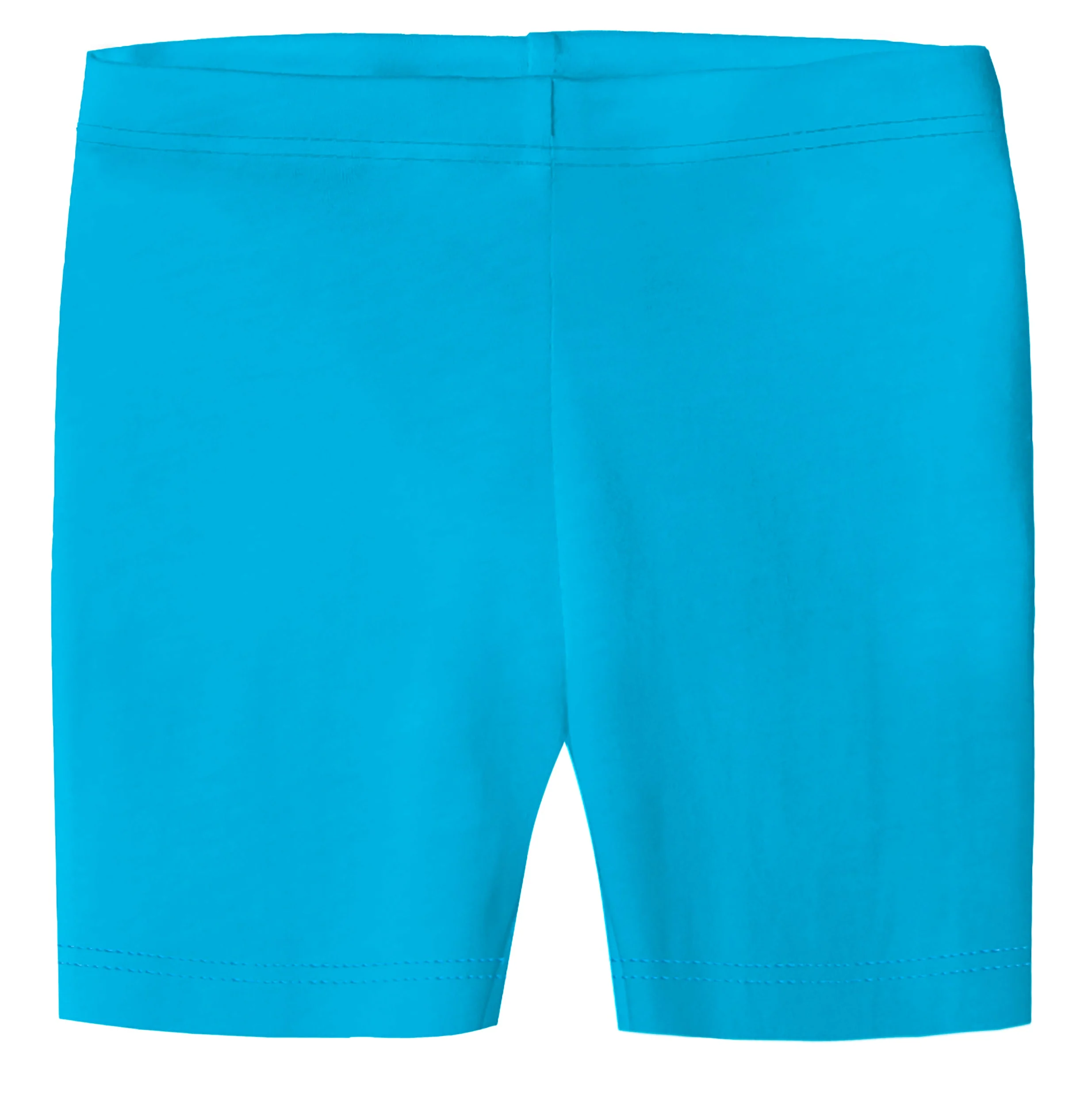Girls Soft 100% Cotton Bike Shorts | Turquoise - Remutear