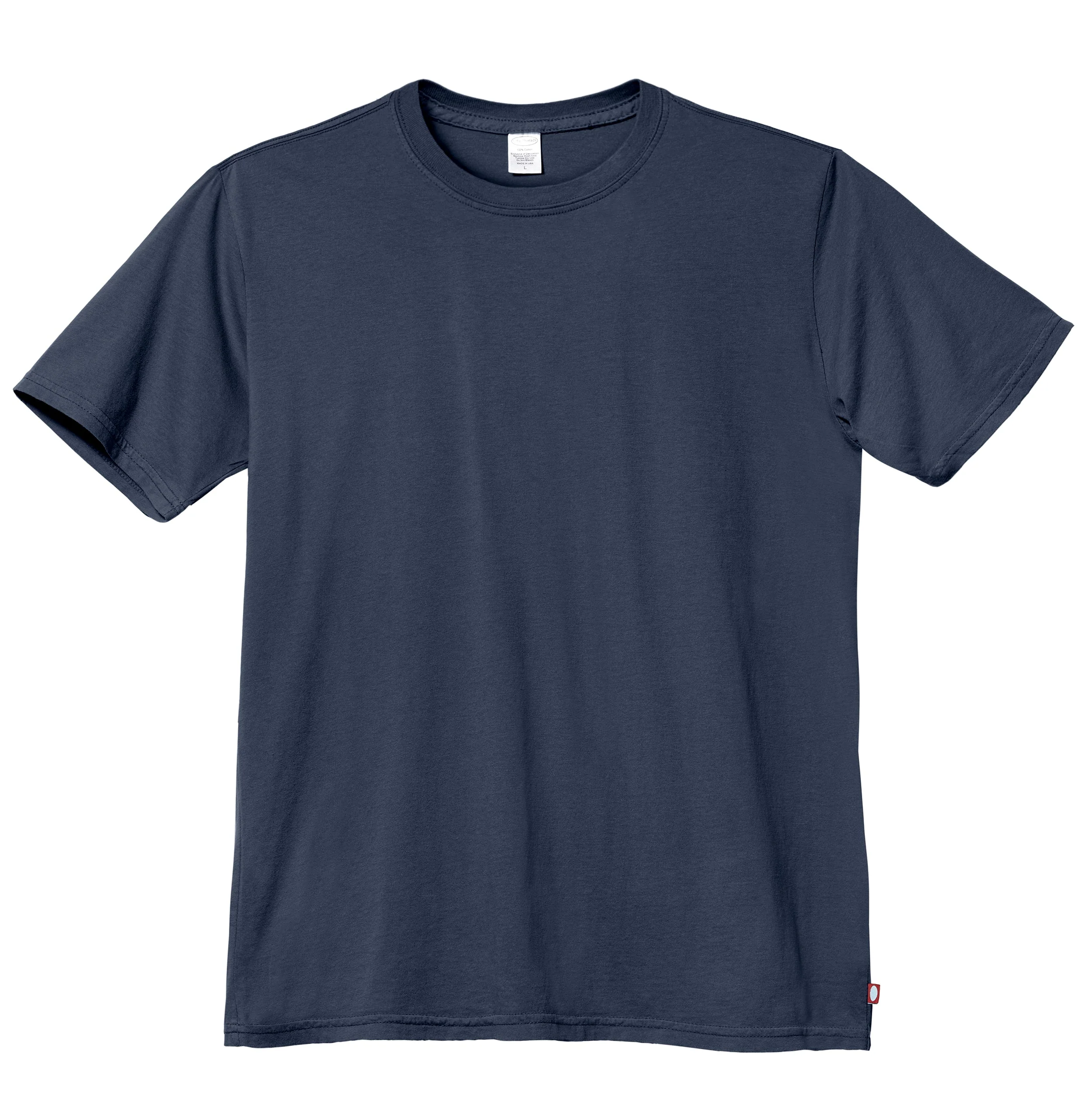 Men's Soft Organic Cotton Short Sleeve Crew Tee | Midnight - Remutear