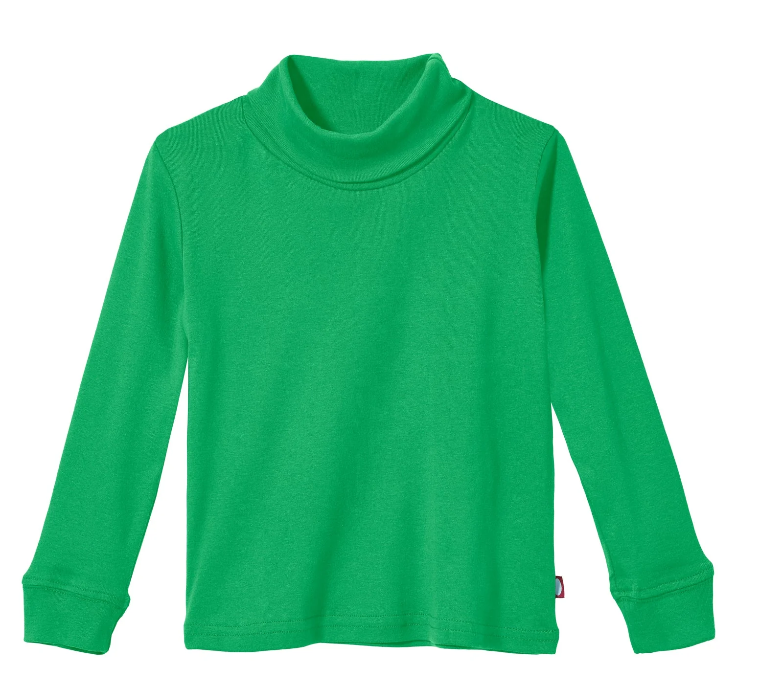 Boys and Girls Soft Cotton Turtleneck  | Elf Green - Remutear