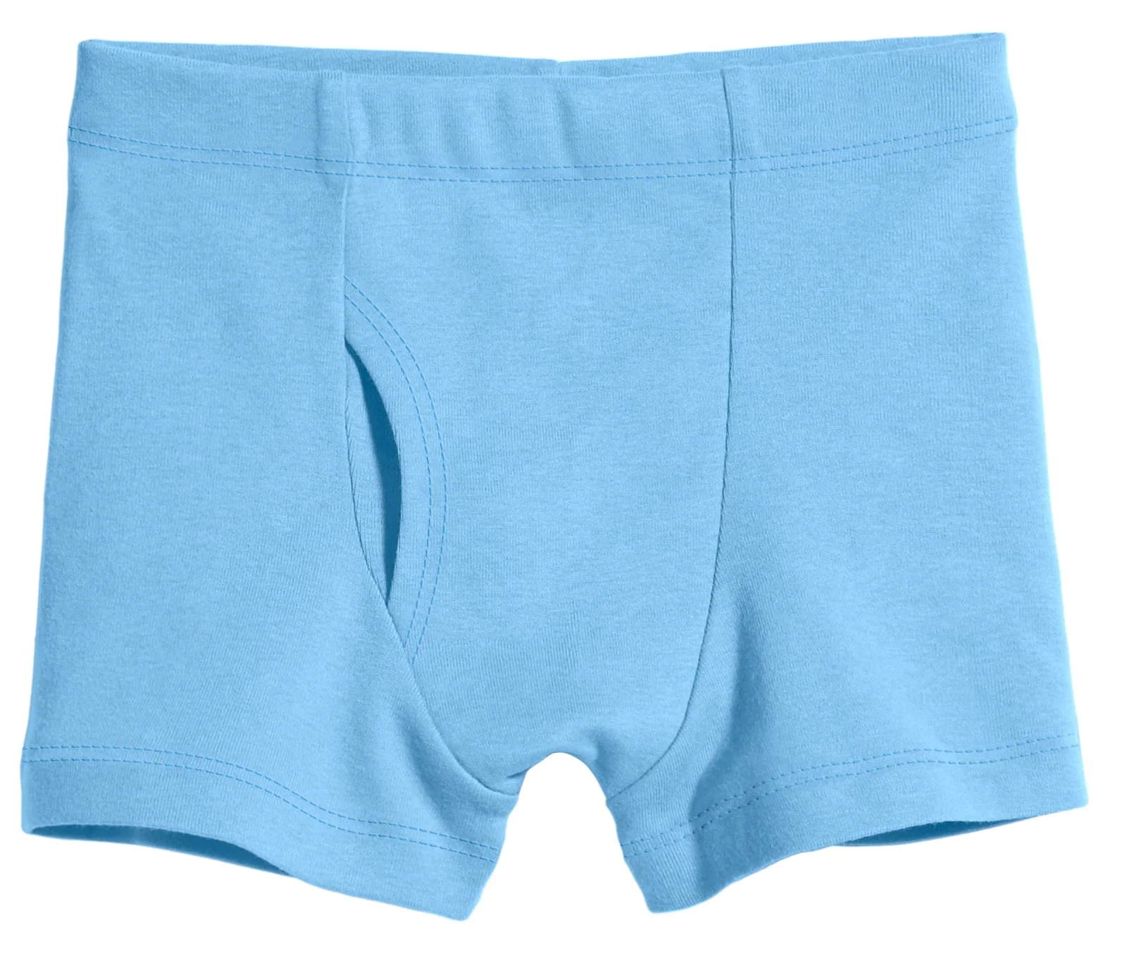 Boys Organic Boxer Briefs Seconds | Damage Bright Light Blue - Remutear