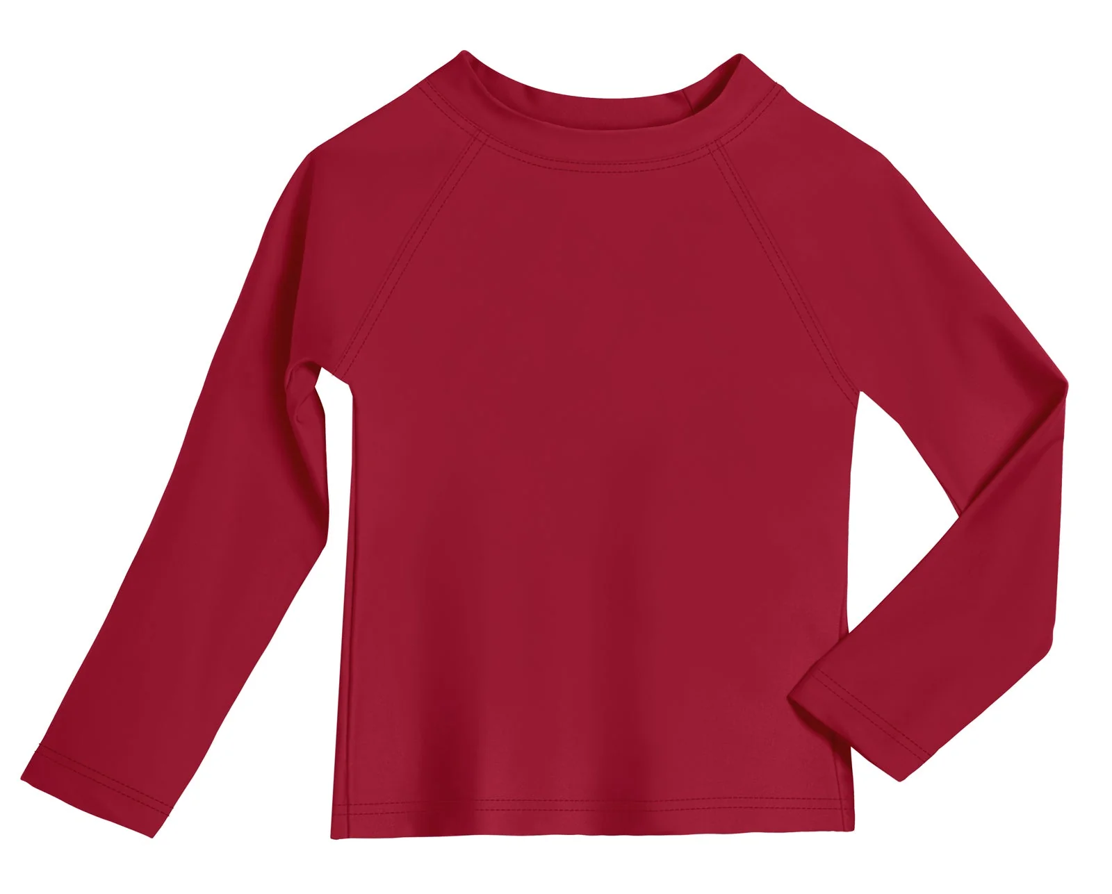 Boys UPF 50+ Recycled Nylon Long Sleeve Rashguard | Red - Remutear