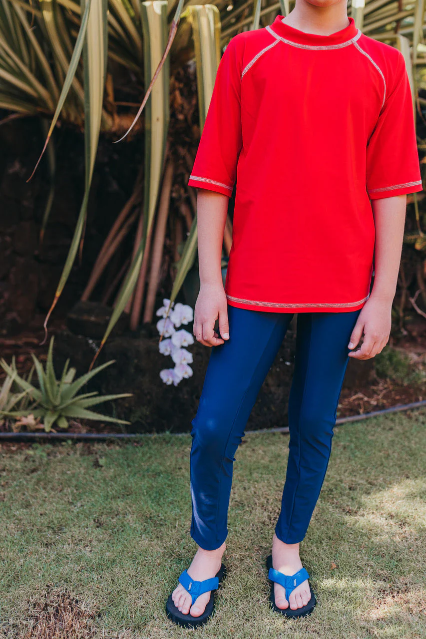 Unisex UPF 50+ Swim Leggings | Turquoise - Remutear