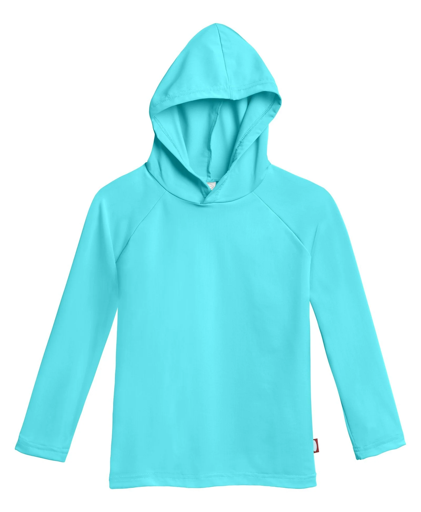 Unisex UPF 50+ Long Sleeve Hooded Rashguard | Turquoise - Remutear