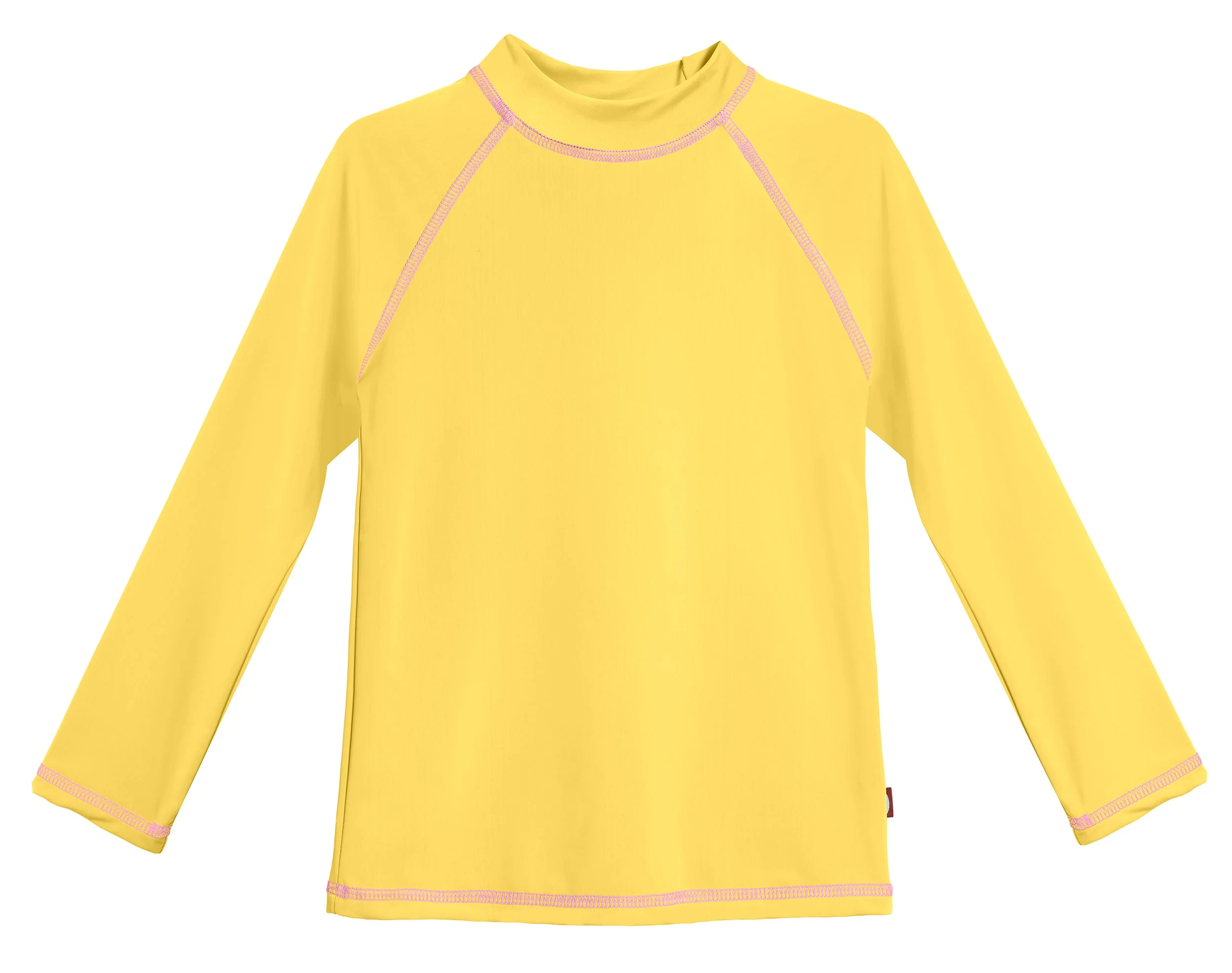 Girls UPF 50+ Long Sleeve Rashguard | Yellow - Remutear