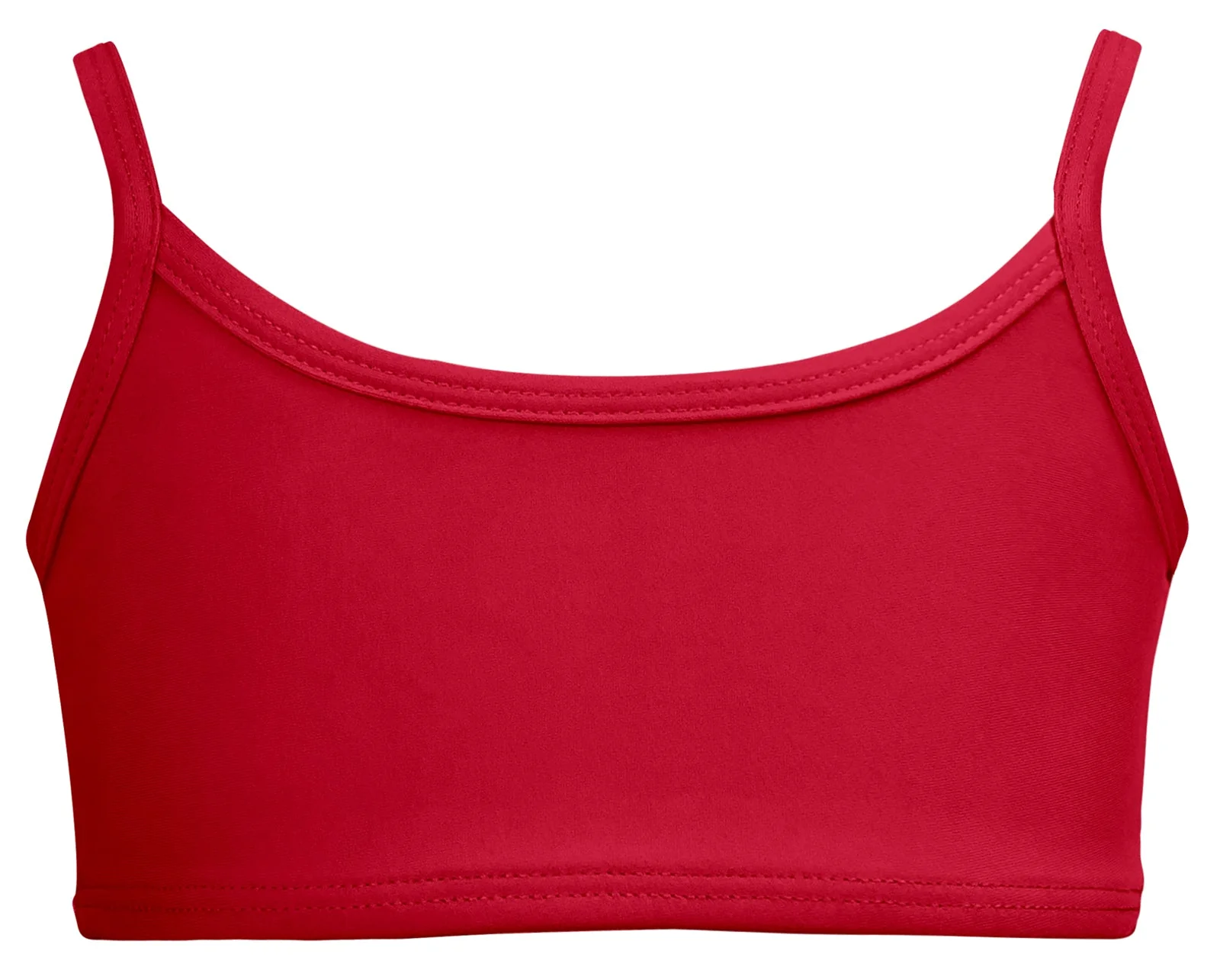 Girls UPF 50+ Bikini Swim Top  | Red - Remutear