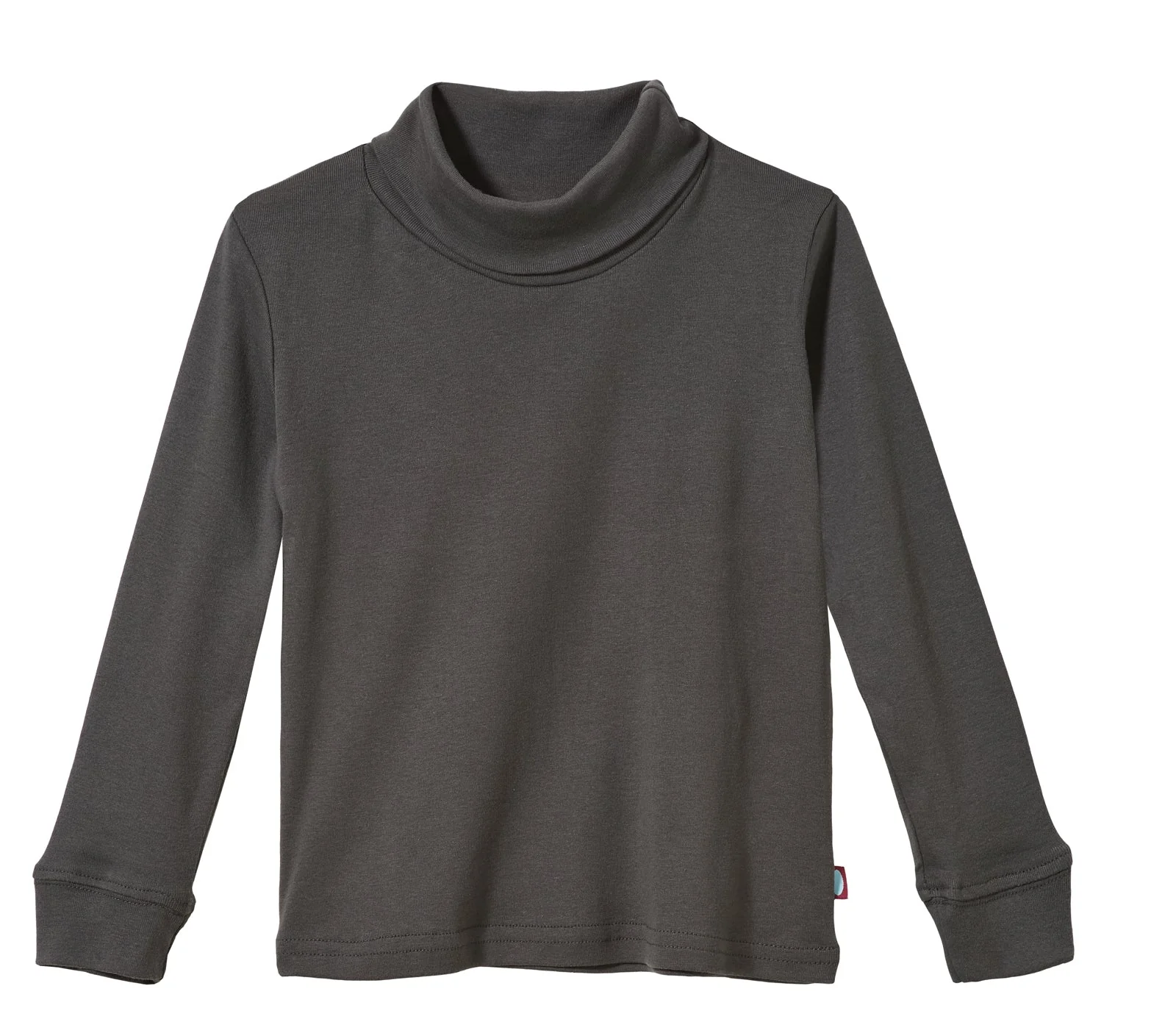 Boys and Girls Soft Cotton Turtleneck  | Charcoal - Remutear