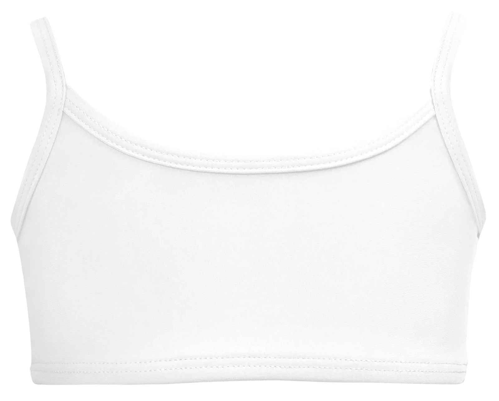 Girls UPF 50+ Bikini Swim Top  | White - Remutear