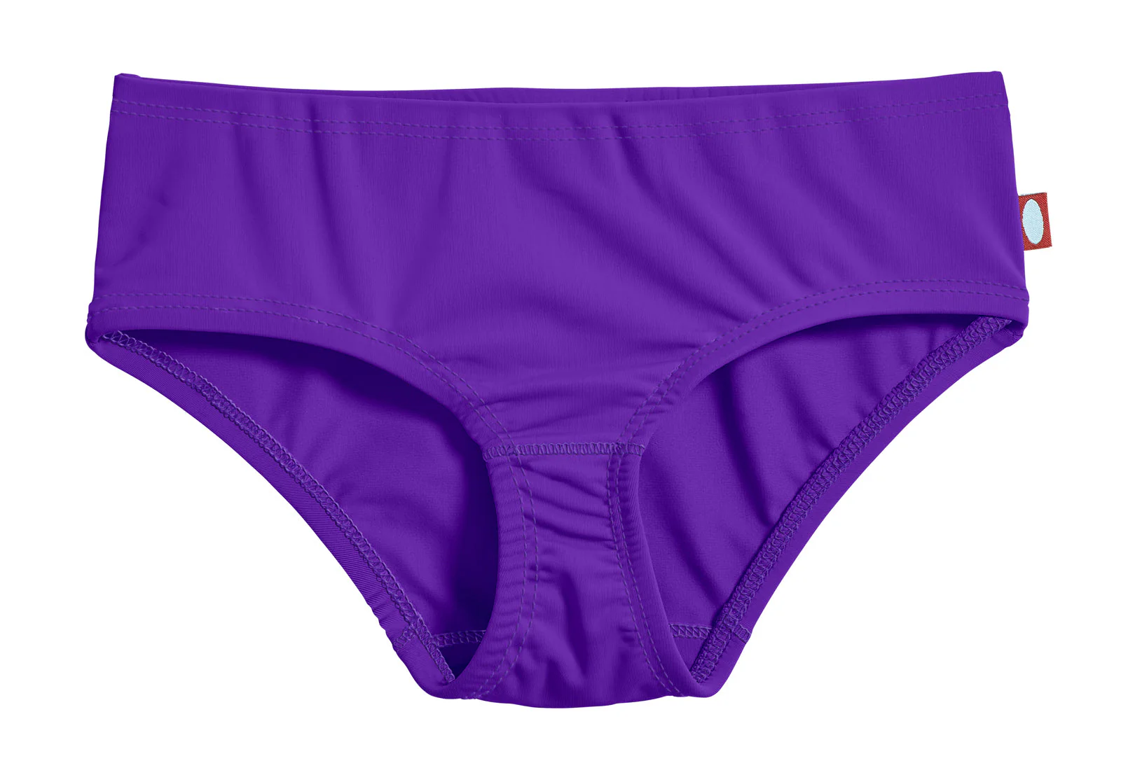 Girls UPF 50+ Swimming Briefs | Purple w. Matching Stitch - Remutear