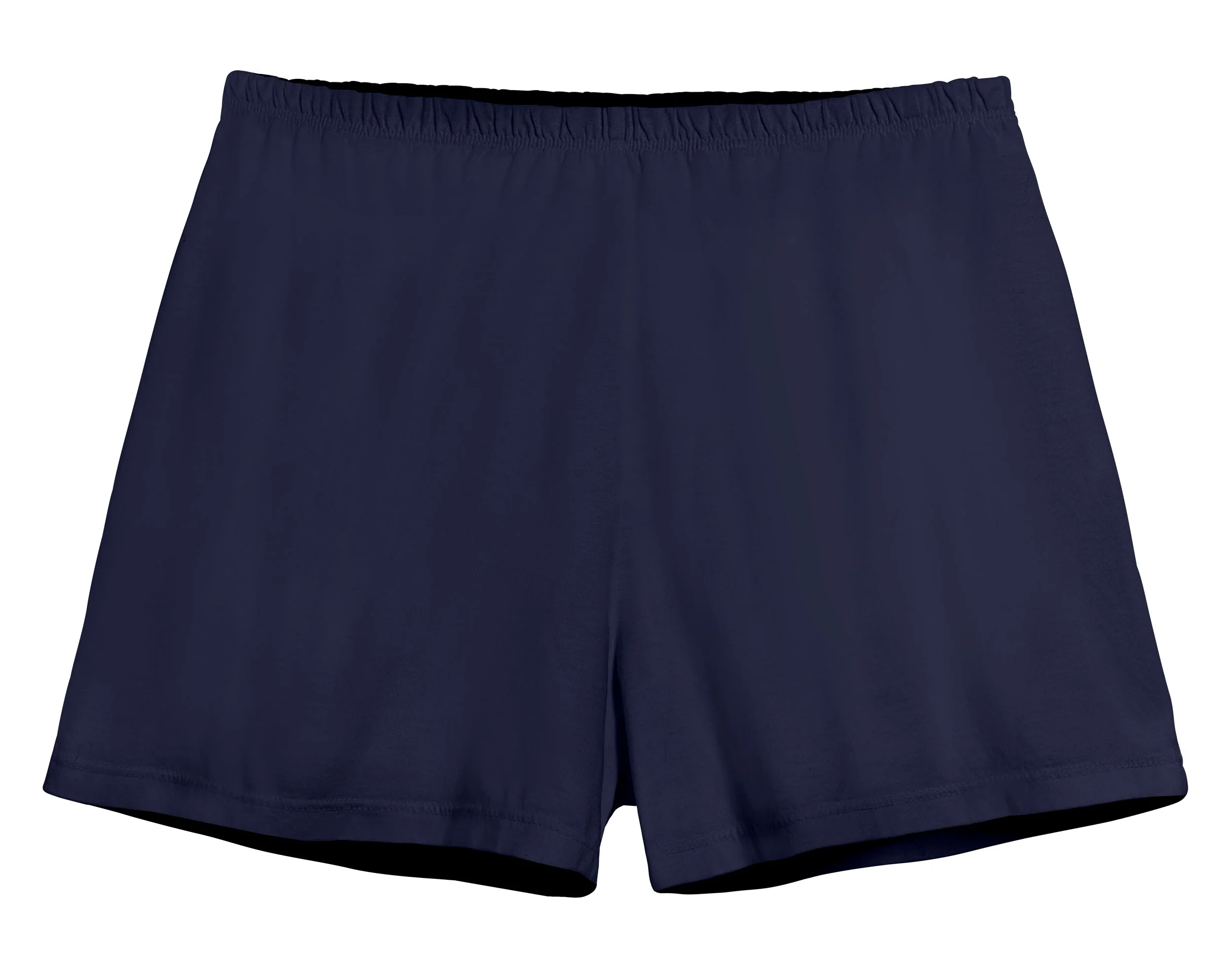 Women's Soft Cotton Comfy Knit Lounge Shorts | Navy - Remutear