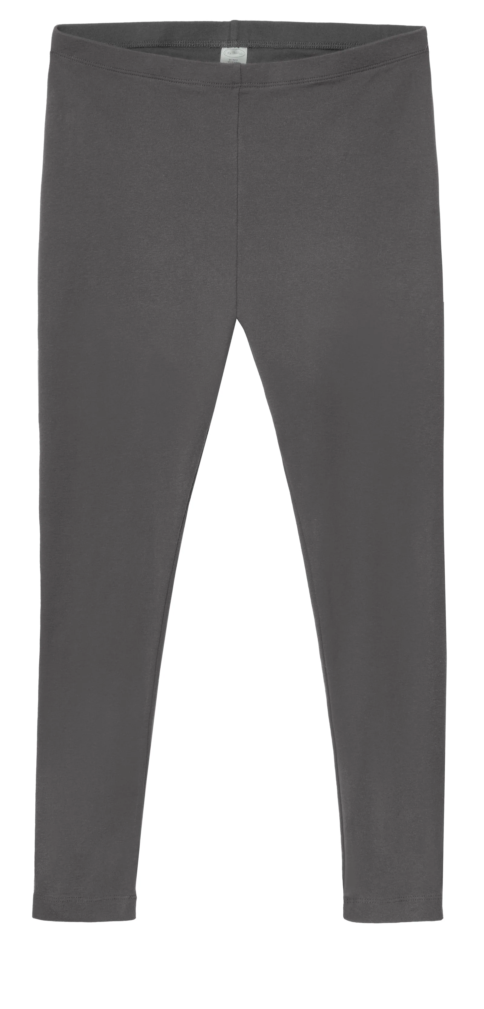 Women's Soft 100% Cotton Petite Leggings | Charcoal - Remutear