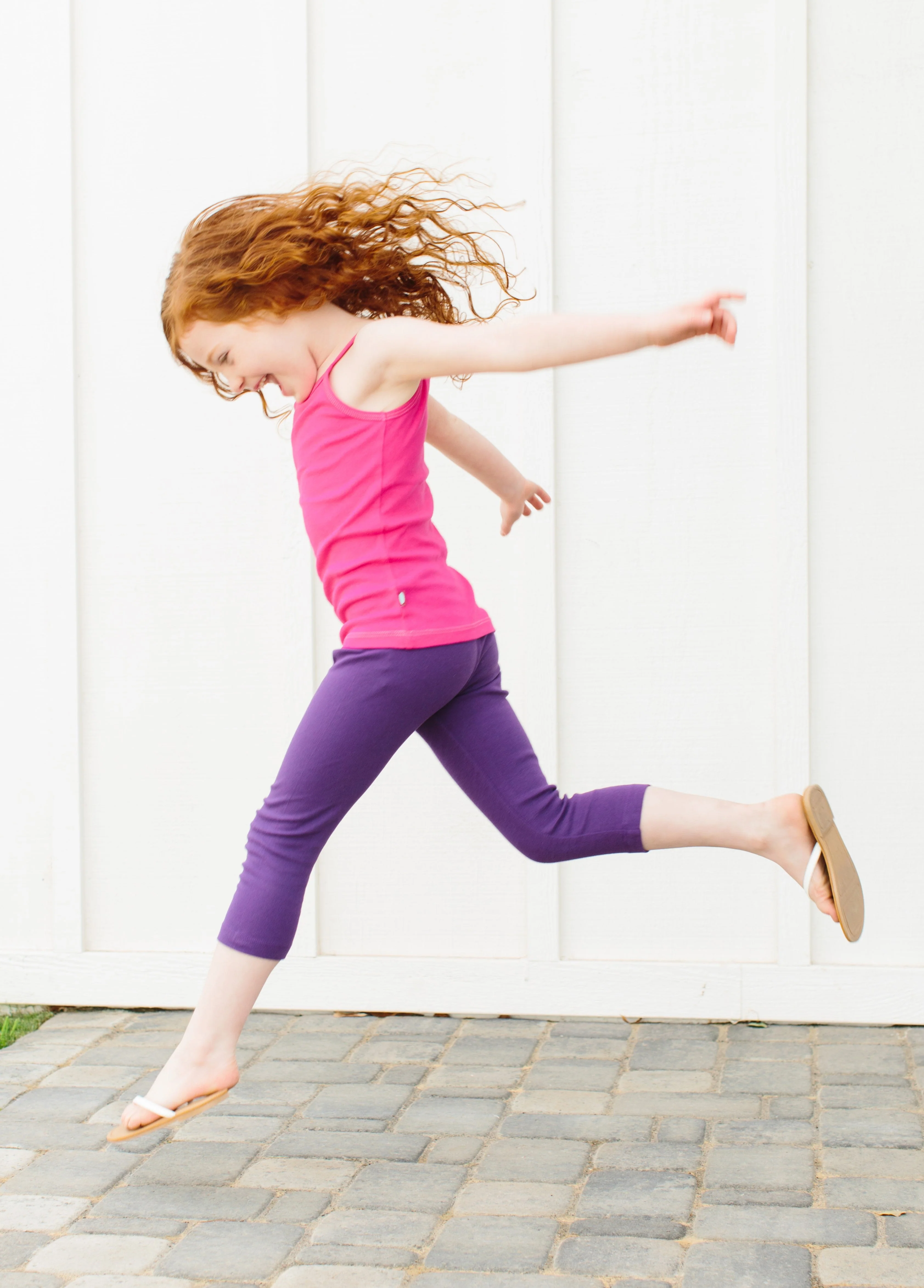 Girls Soft 100% Cotton Capri Leggings | Elf Green - Remutear