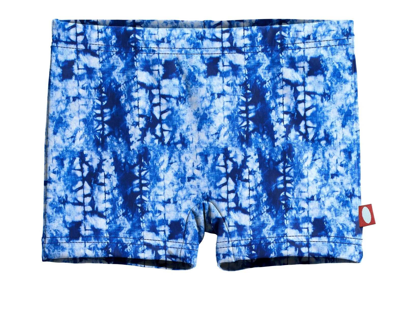 Girls UPF 50+ Printed Swim Boy Shorts  | Water Cascade - Remutear