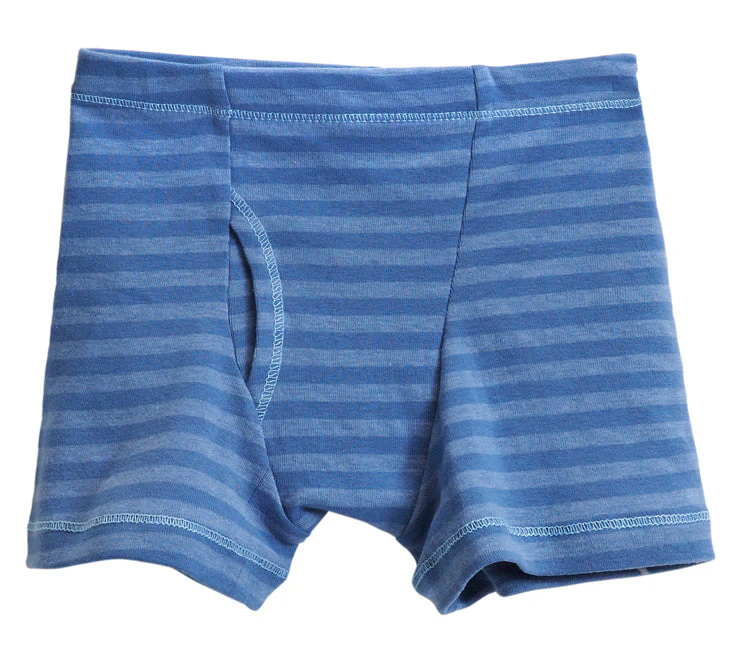 Boys Striped Boxer Briefs Seconds | Damage Smurf - Remutear