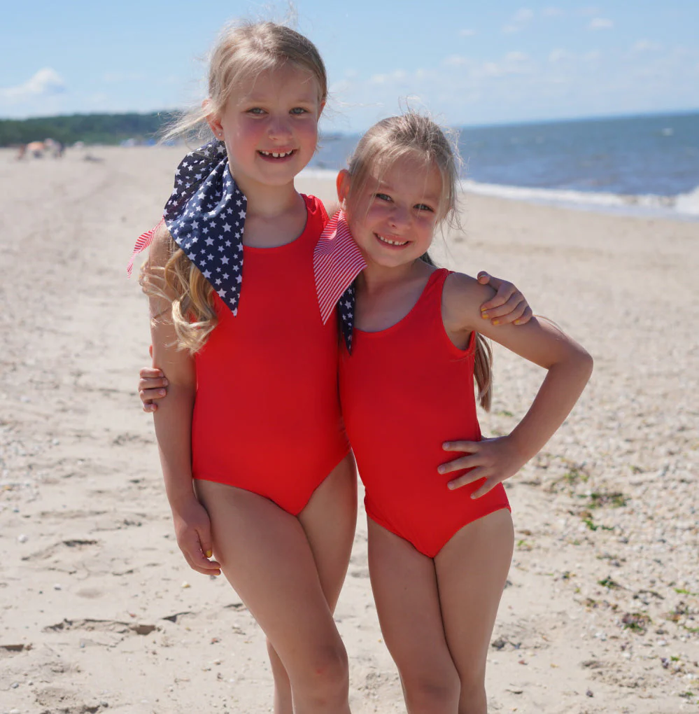 Girls UPF 50+ One Piece Swimsuit | Teal - Remutear