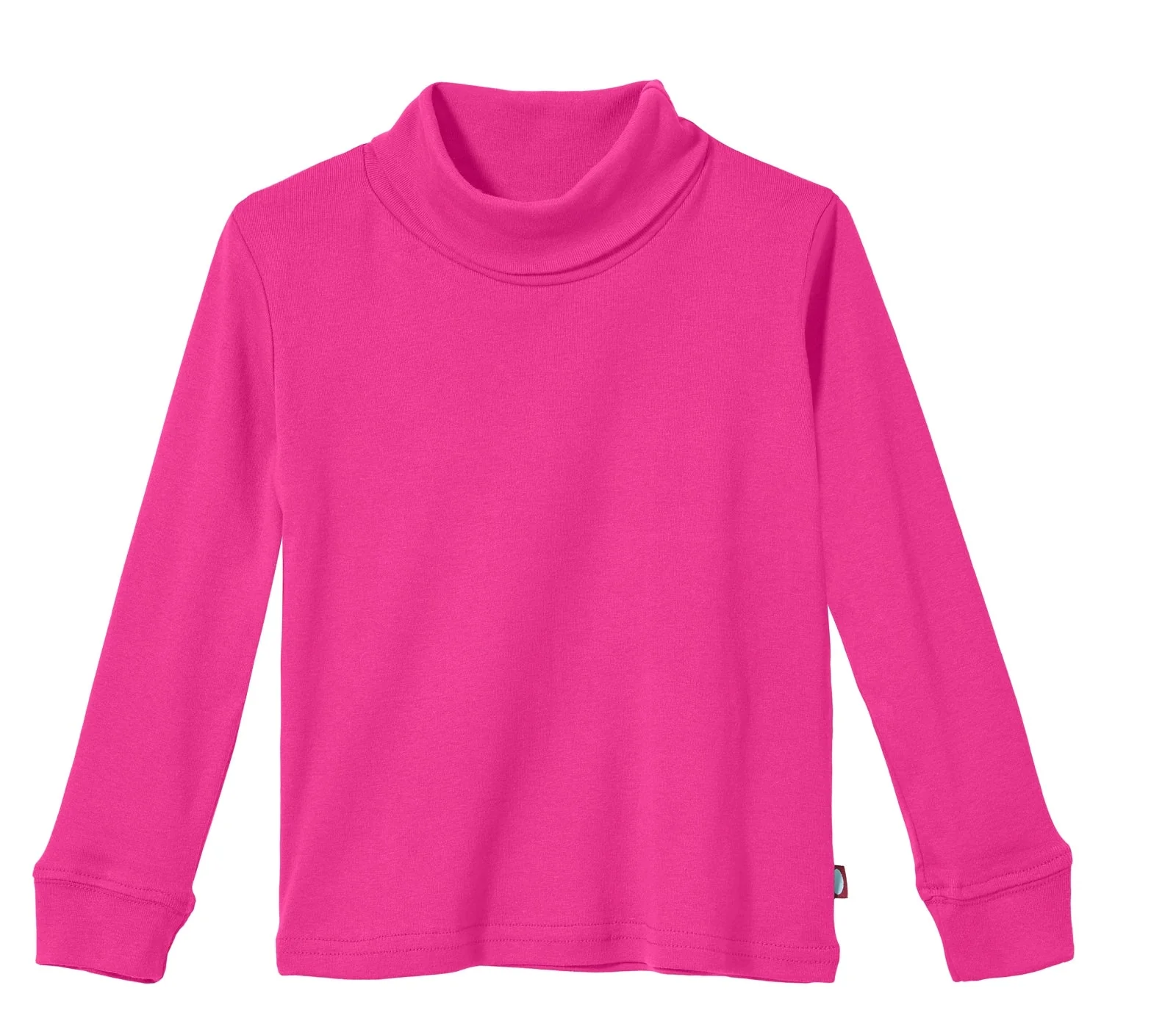 Boys and Girls Soft Cotton Turtleneck  | Hot Pink - Remutear
